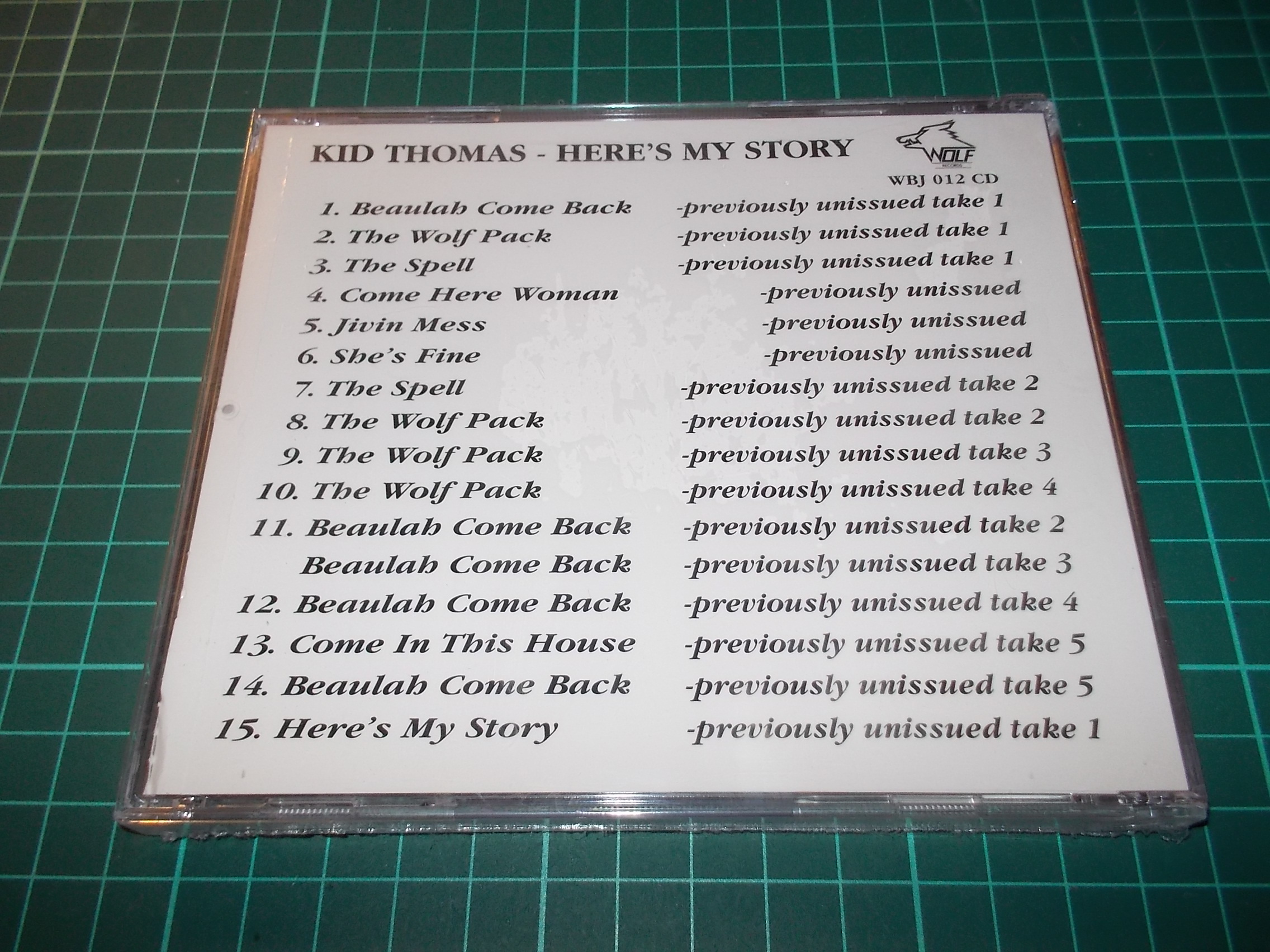 Kid Thomas - Here's My Story (CD)
