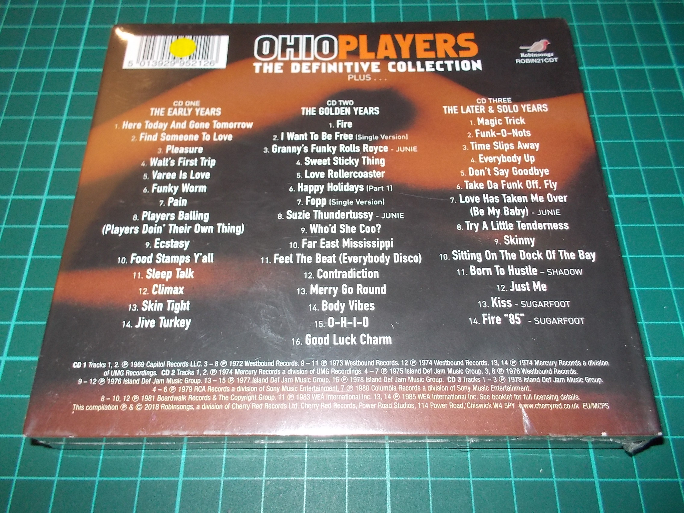 Ohio Players - The Definitive Collection Plus... (3CD BOX)