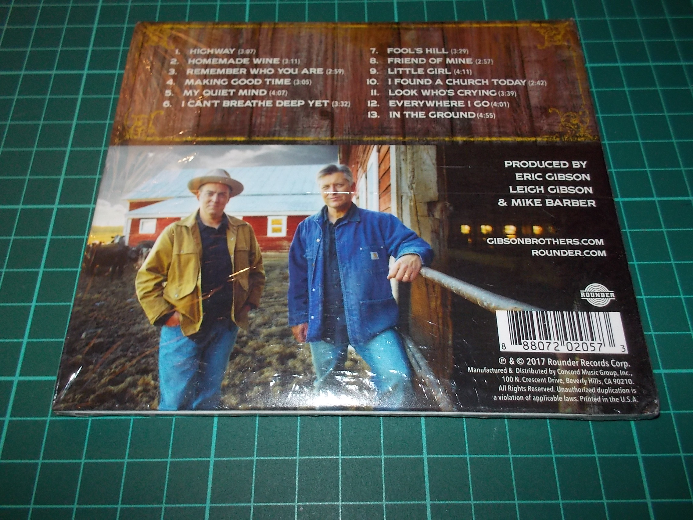 The Gibson Brothers  - In The Ground (CD) Digipack