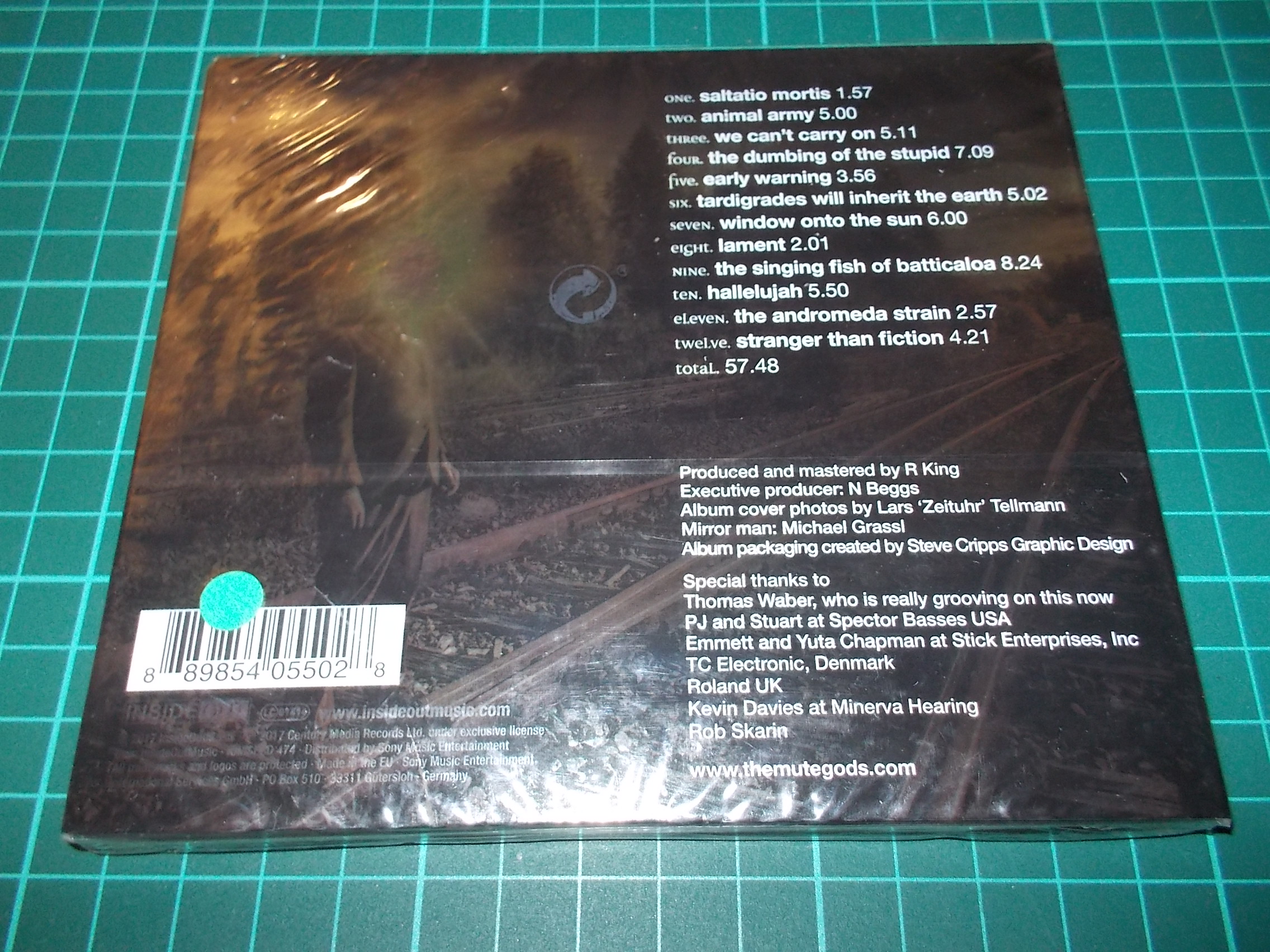 The Mute Gods - Tardigrades Will Inherit The Earth (CD) Digipack