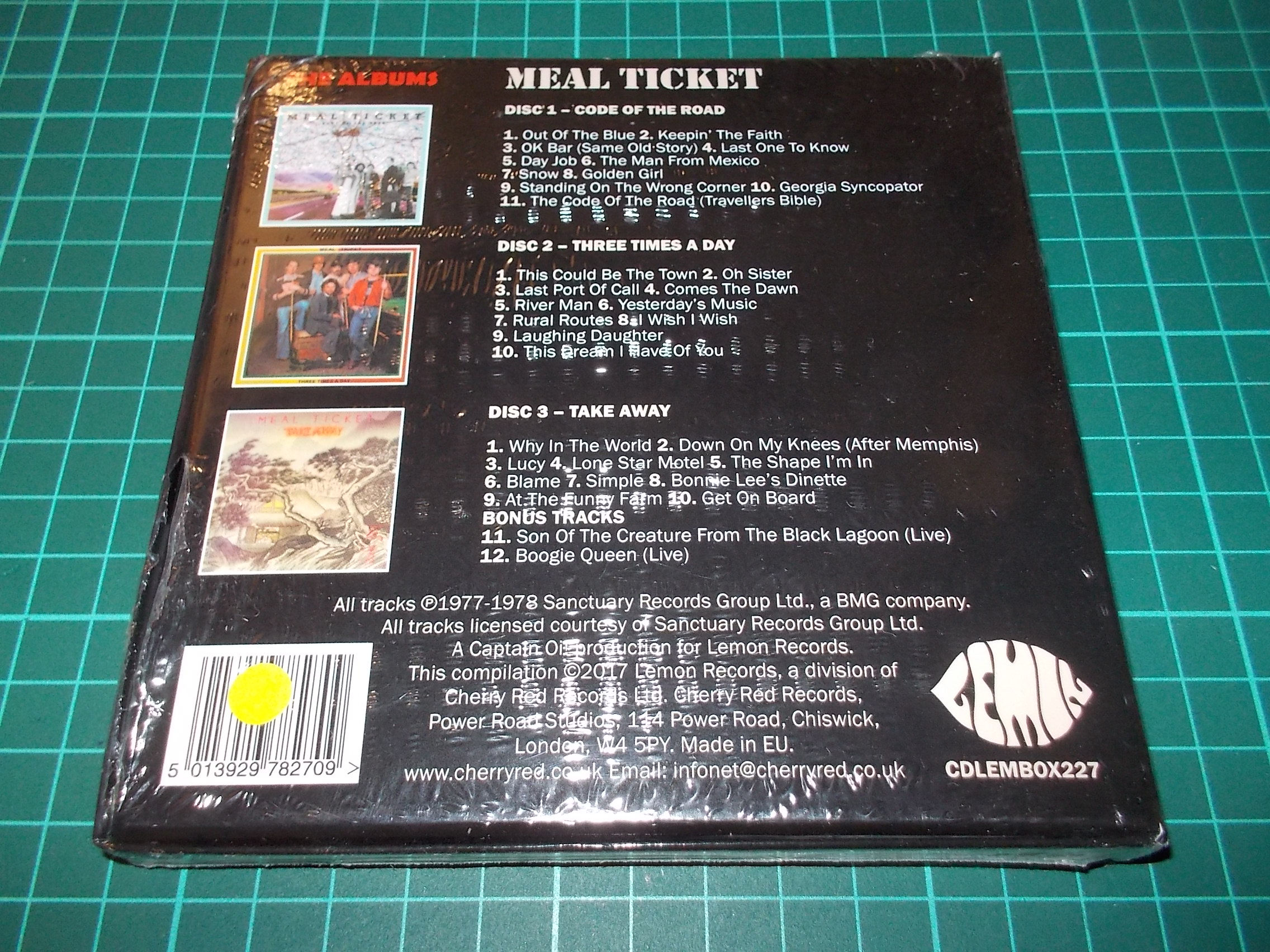 Meal Ticket  - The Albums (3CD BOX)