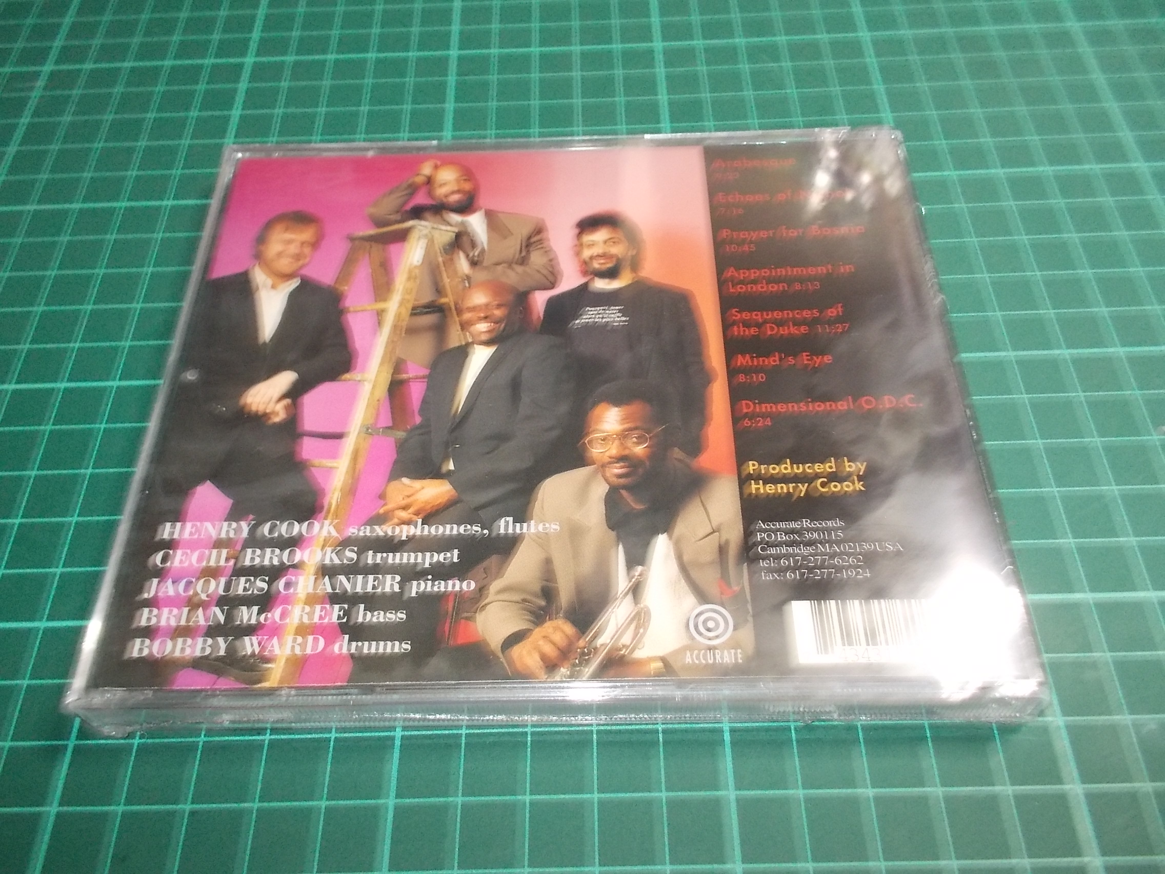 The Henry Cook Band featuring Bobby Ward - Dimensional Odyssey (CD)