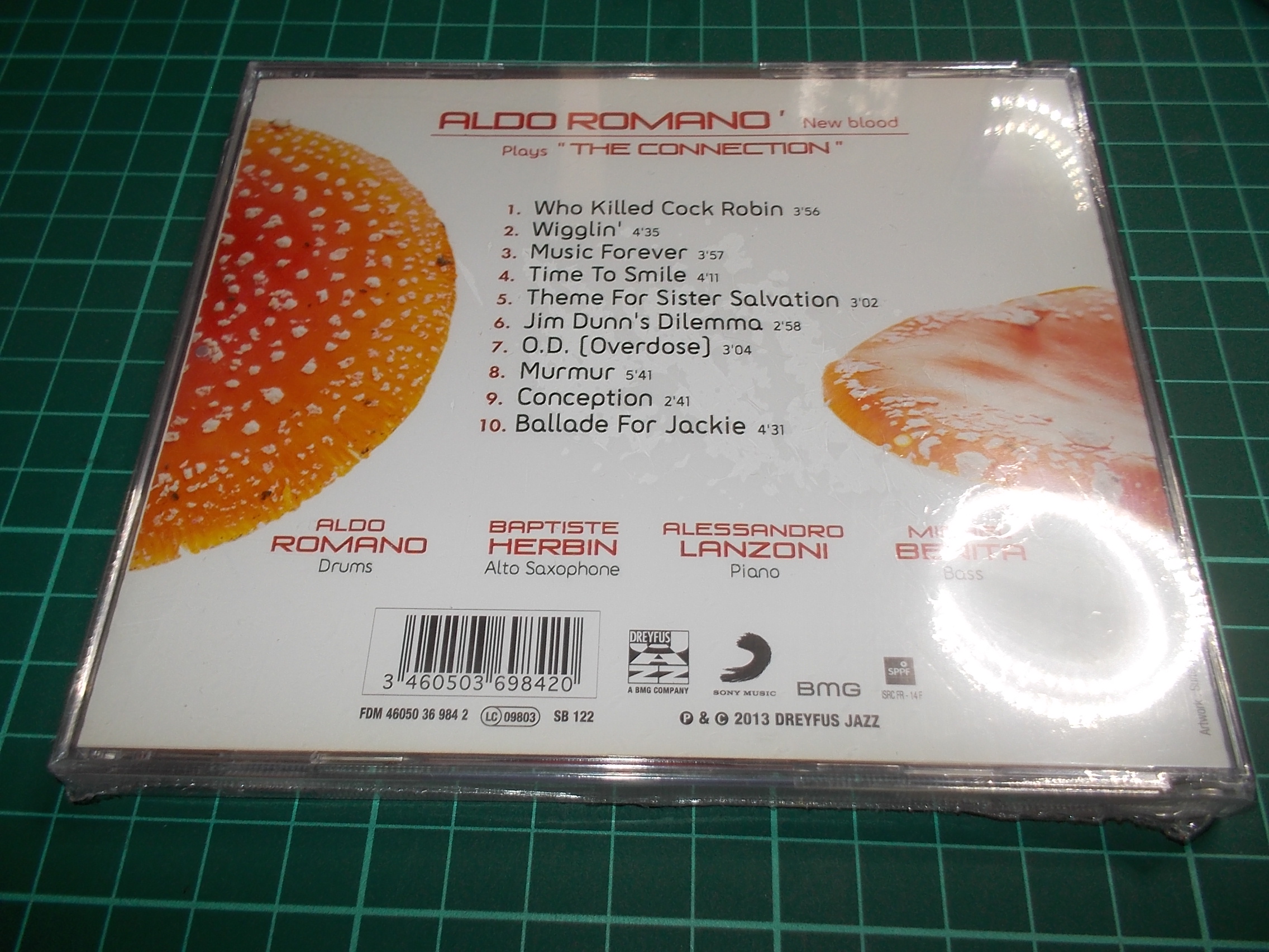 Aldo Romano ' New Blood* with Baptiste Herbin, Alessandro Lanzoni, Michel Benita - Plays "The Connection" (CD)