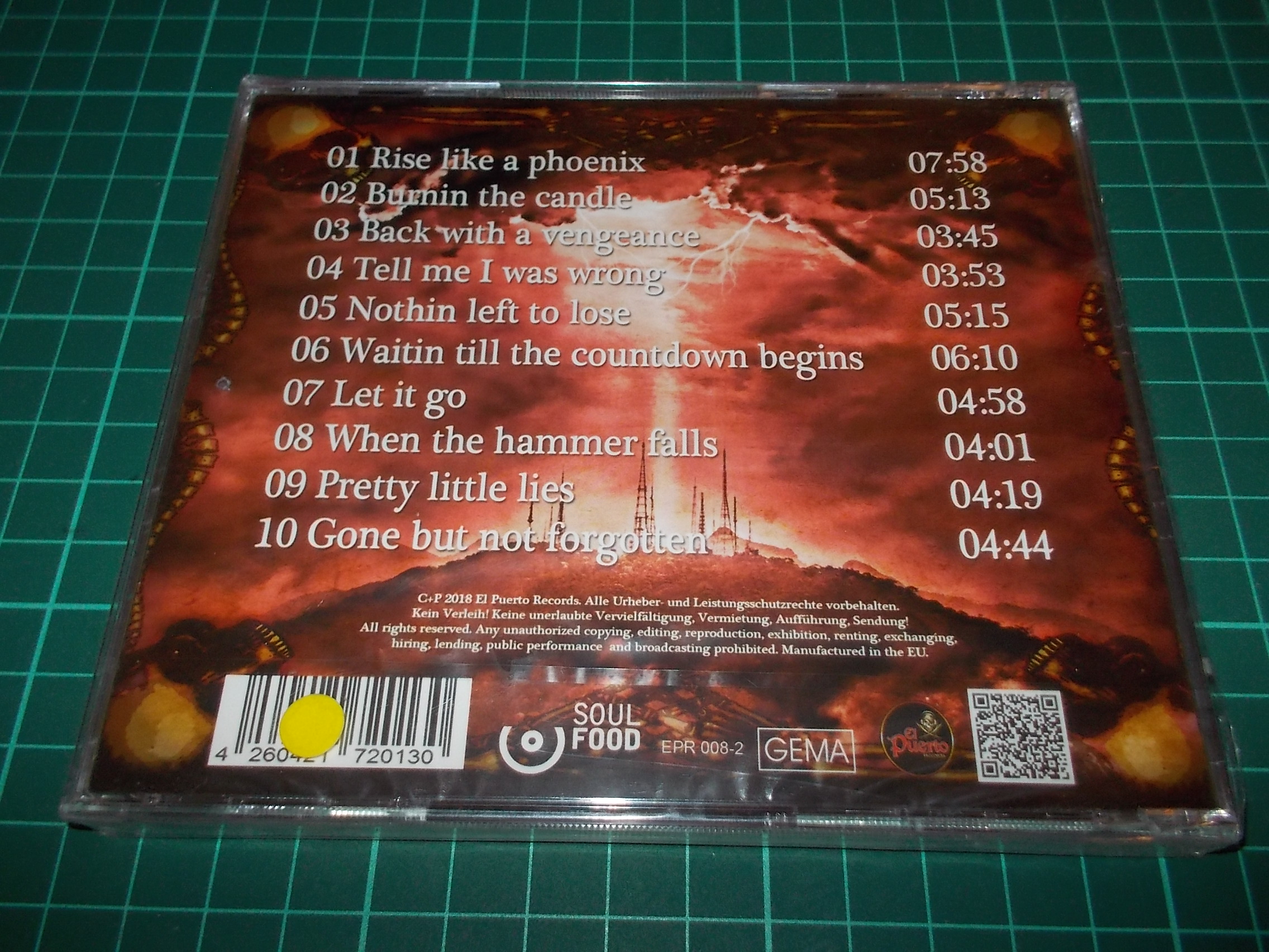 Sainted Sinners - Back With A Vengeance (CD)