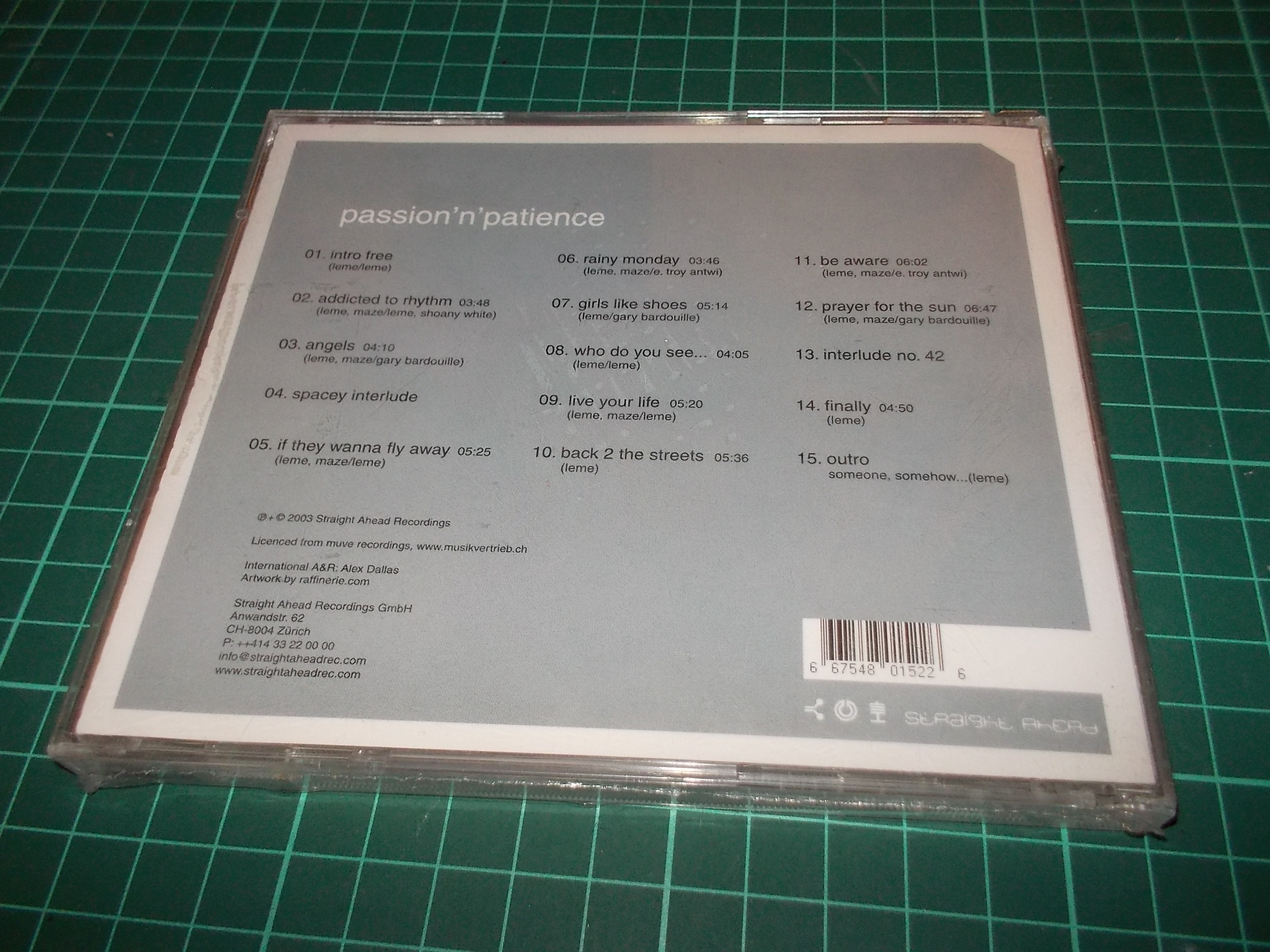 LEME - PASSION N PATIENCE (CD)