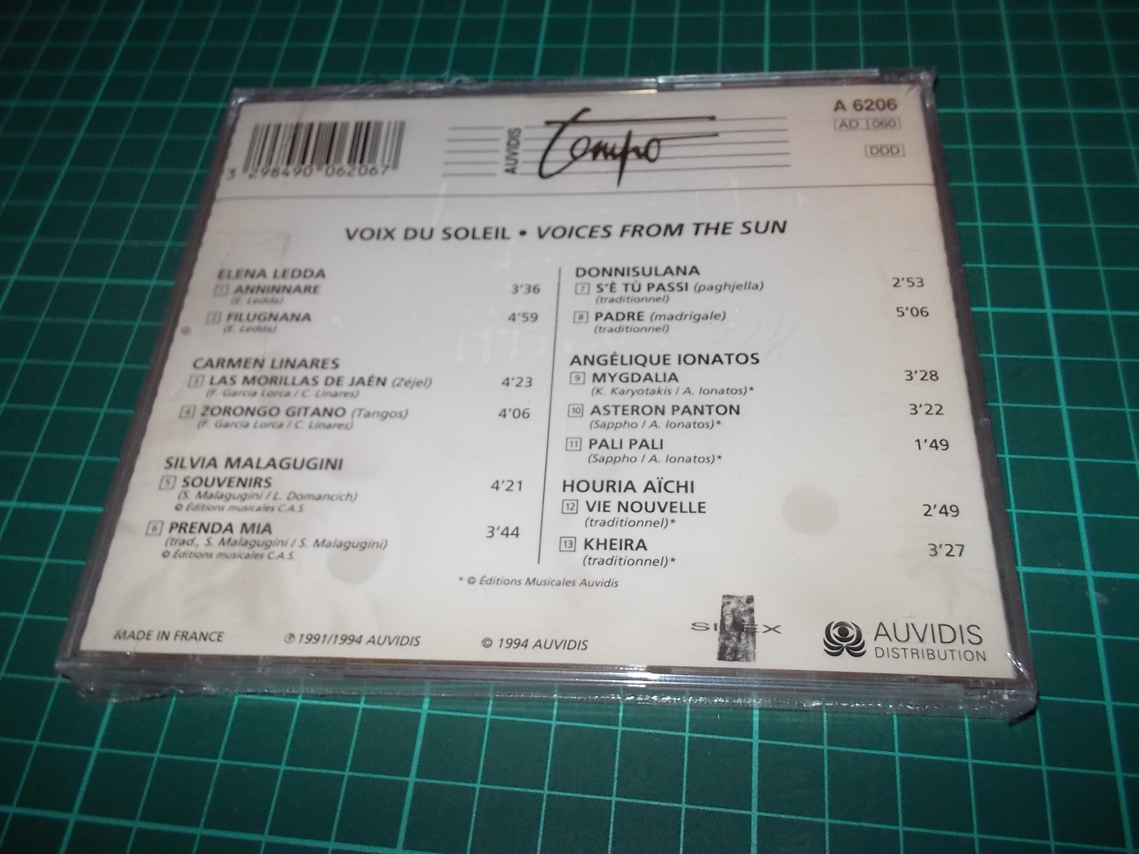 Various - Voix Du Soleil - Voices From The Sun (CD)
