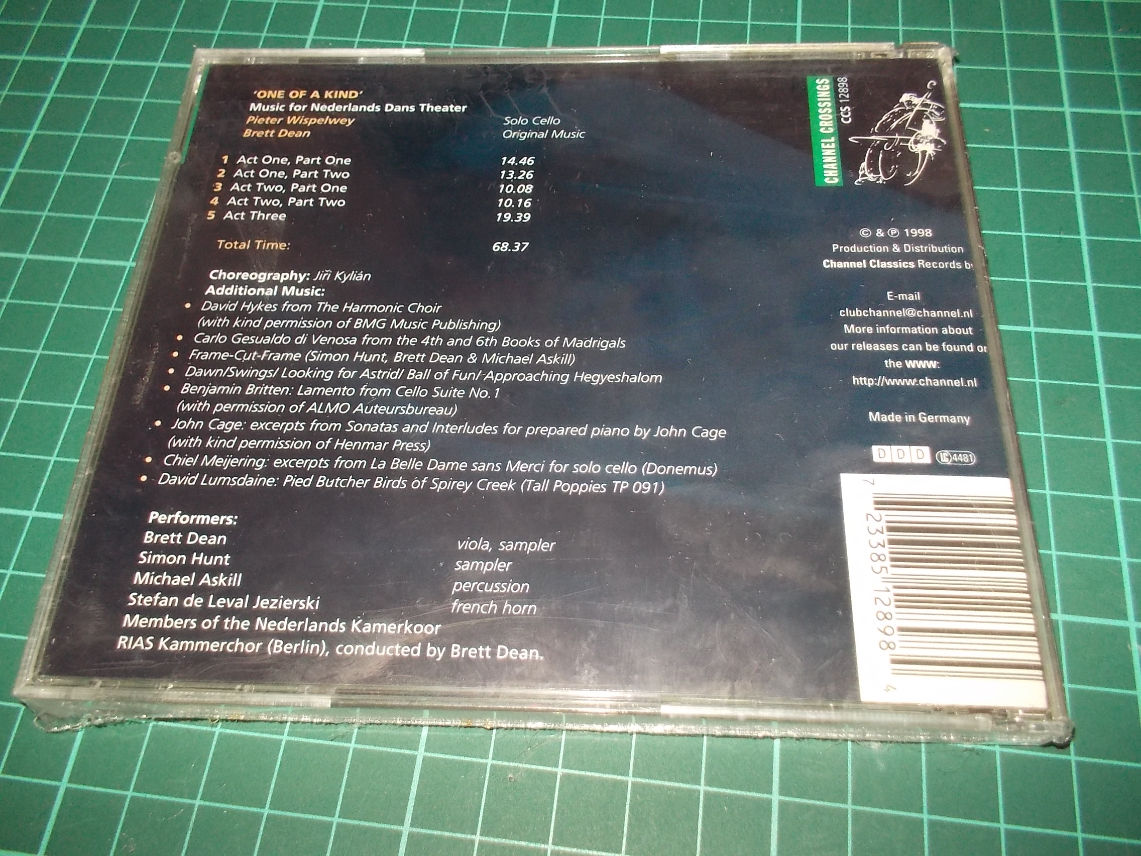 Pieter Wispelwey, Brett Dean - One of a Kind (CD)