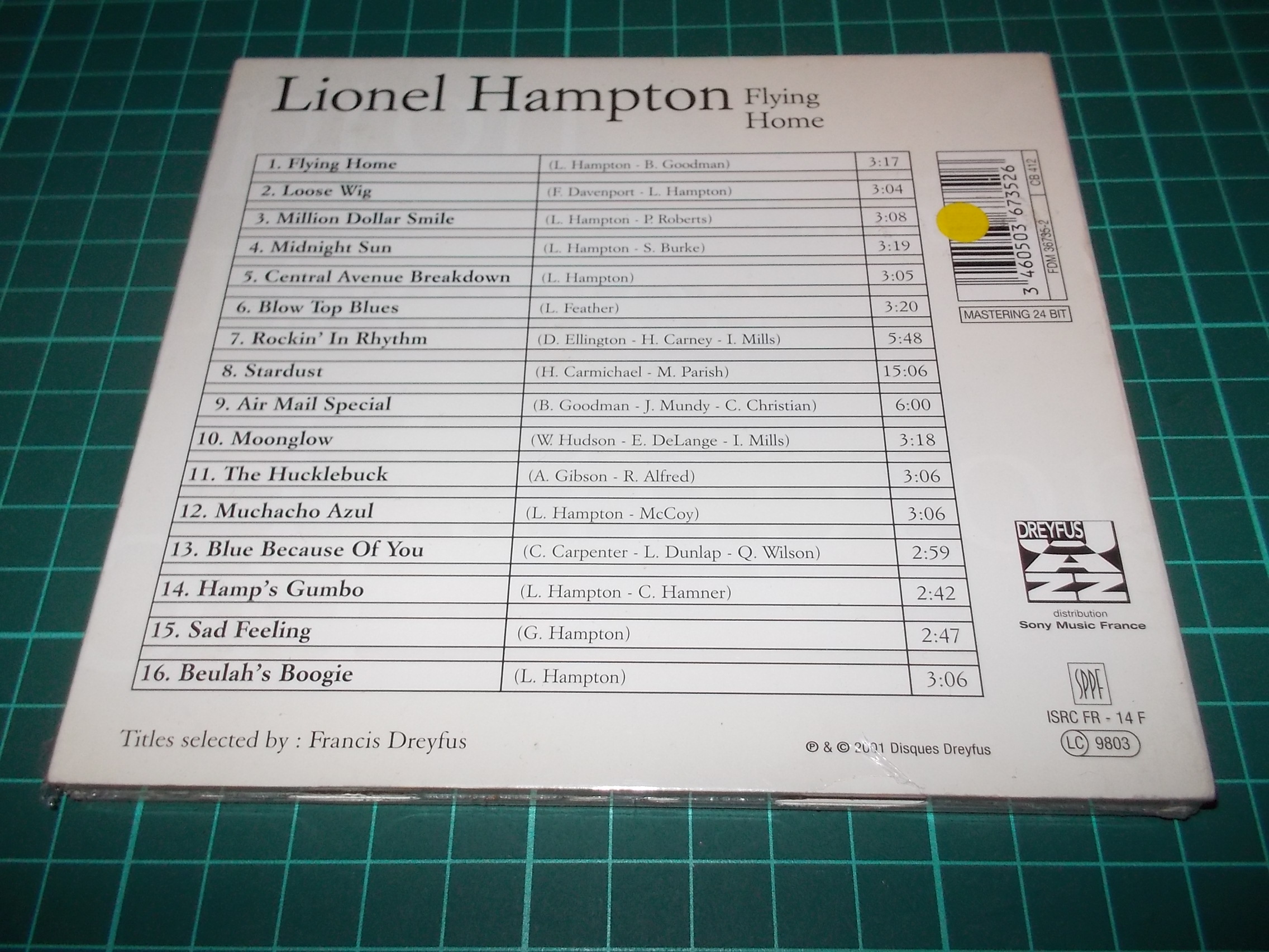 Lionel Hampton - Flying Home (CD) Digipack