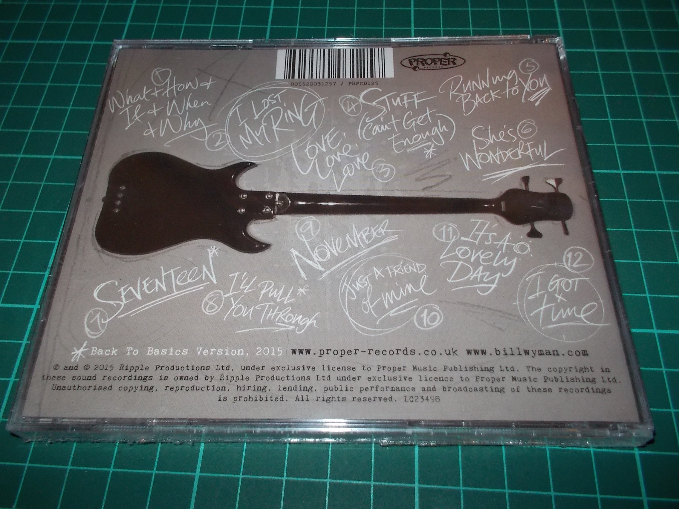 Bill Wyman - Back To Basics (CD)