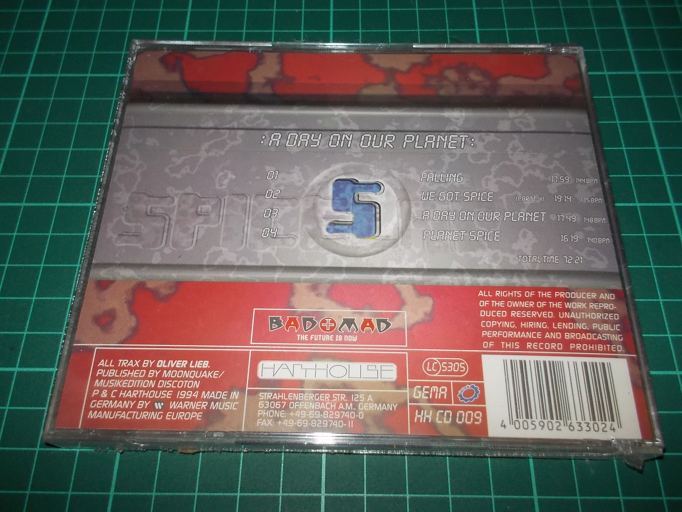 Spicelab - A Day On Our Planet (CD)