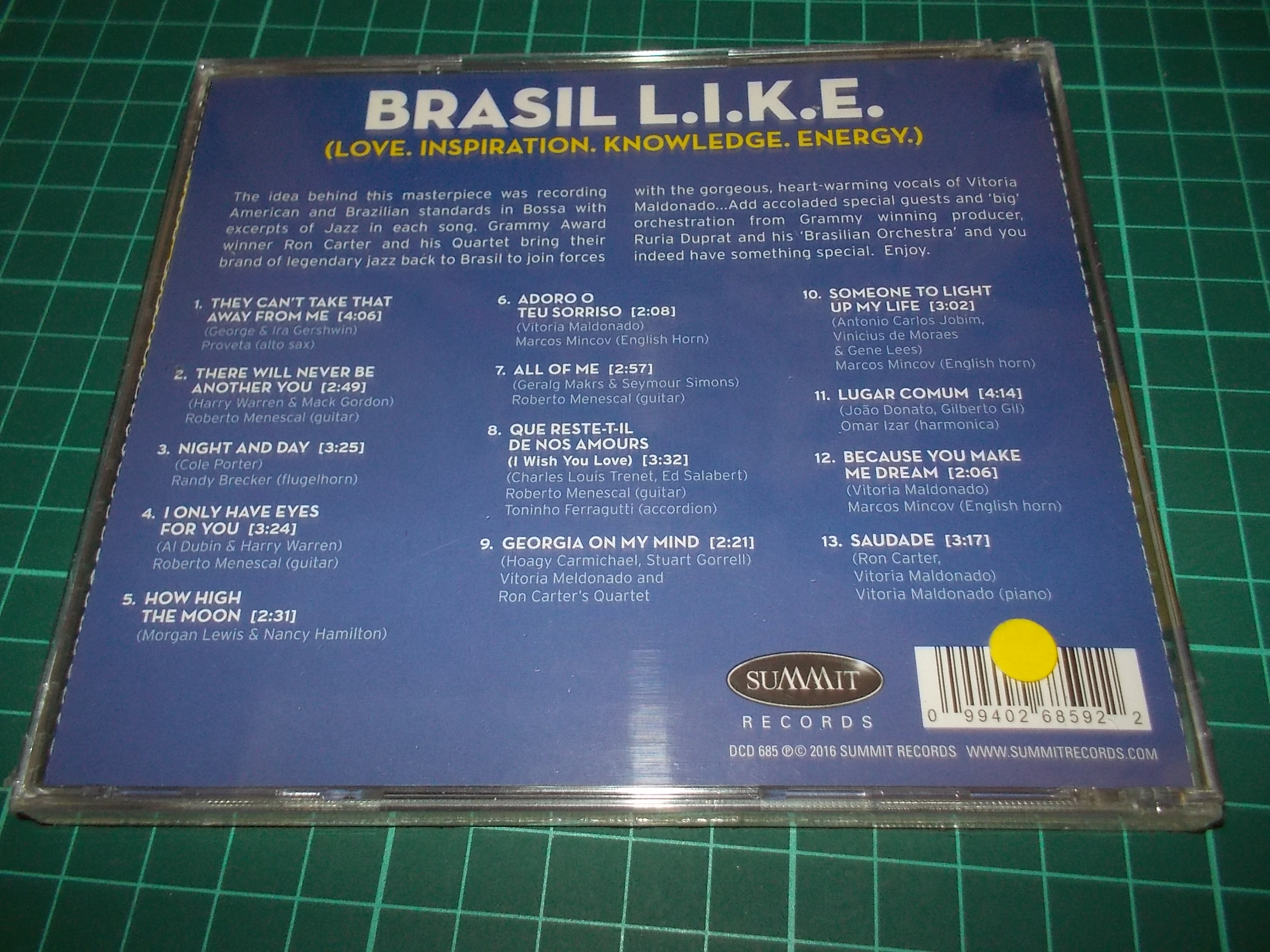 Ron Carter Quartet, Vitoria Maldonado - Brasil L.I.K.E. (CD)