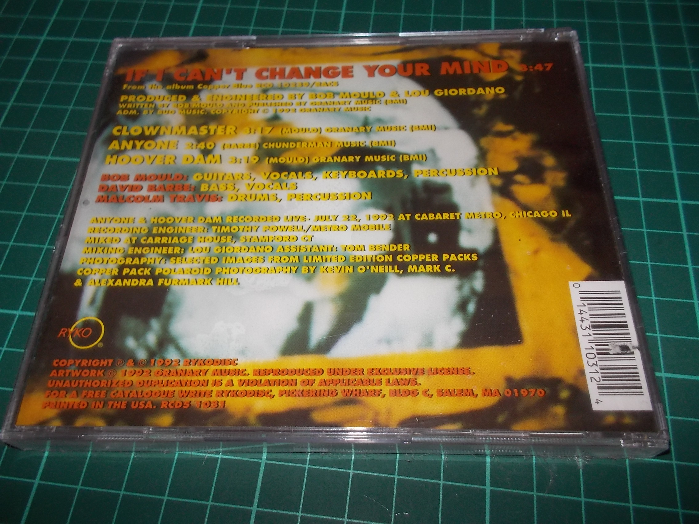 Sugar - If I Can't Change Your Mind (CD)