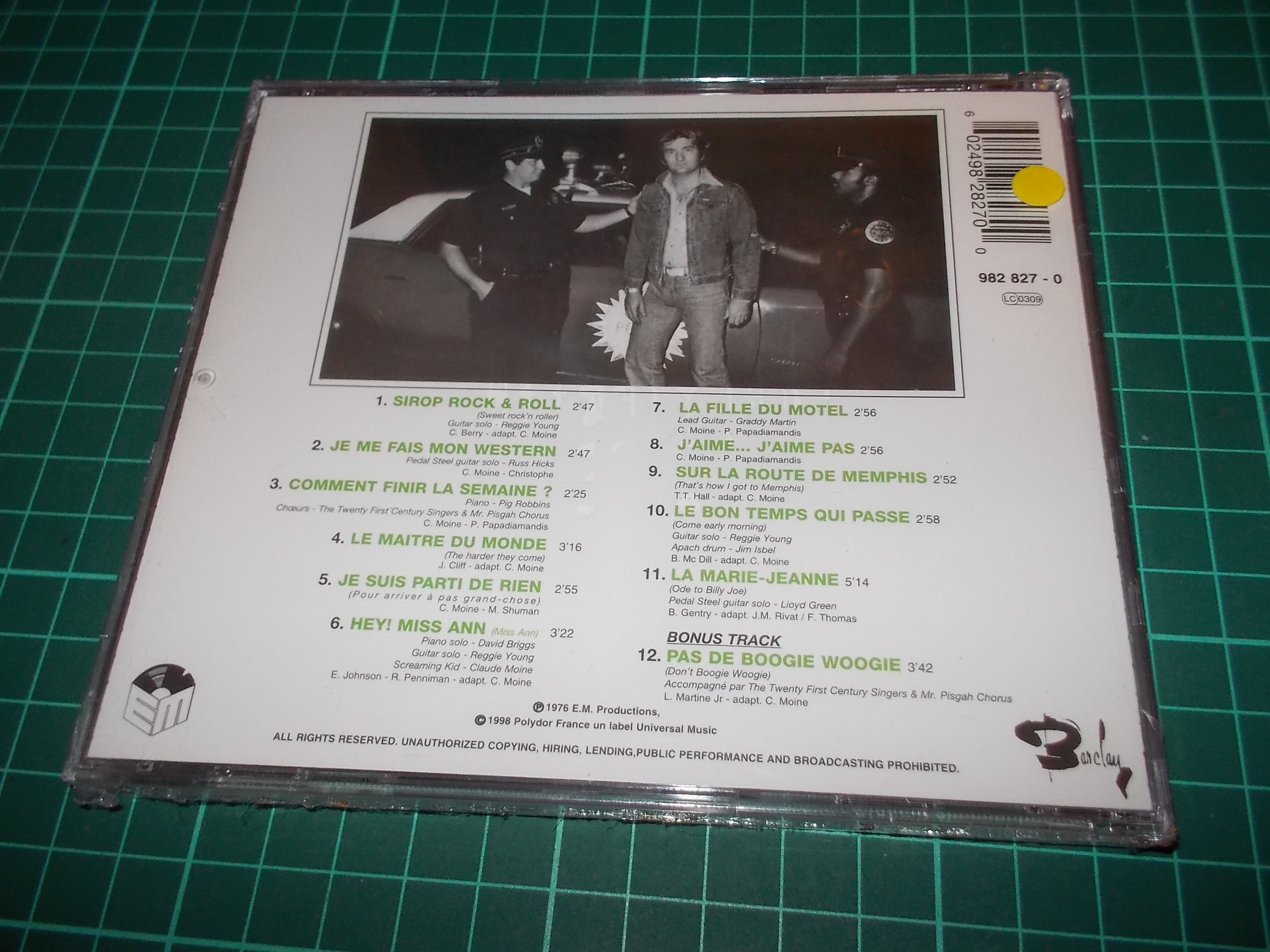 Eddy Mitchell - Sur La Route De Memphis (CD)