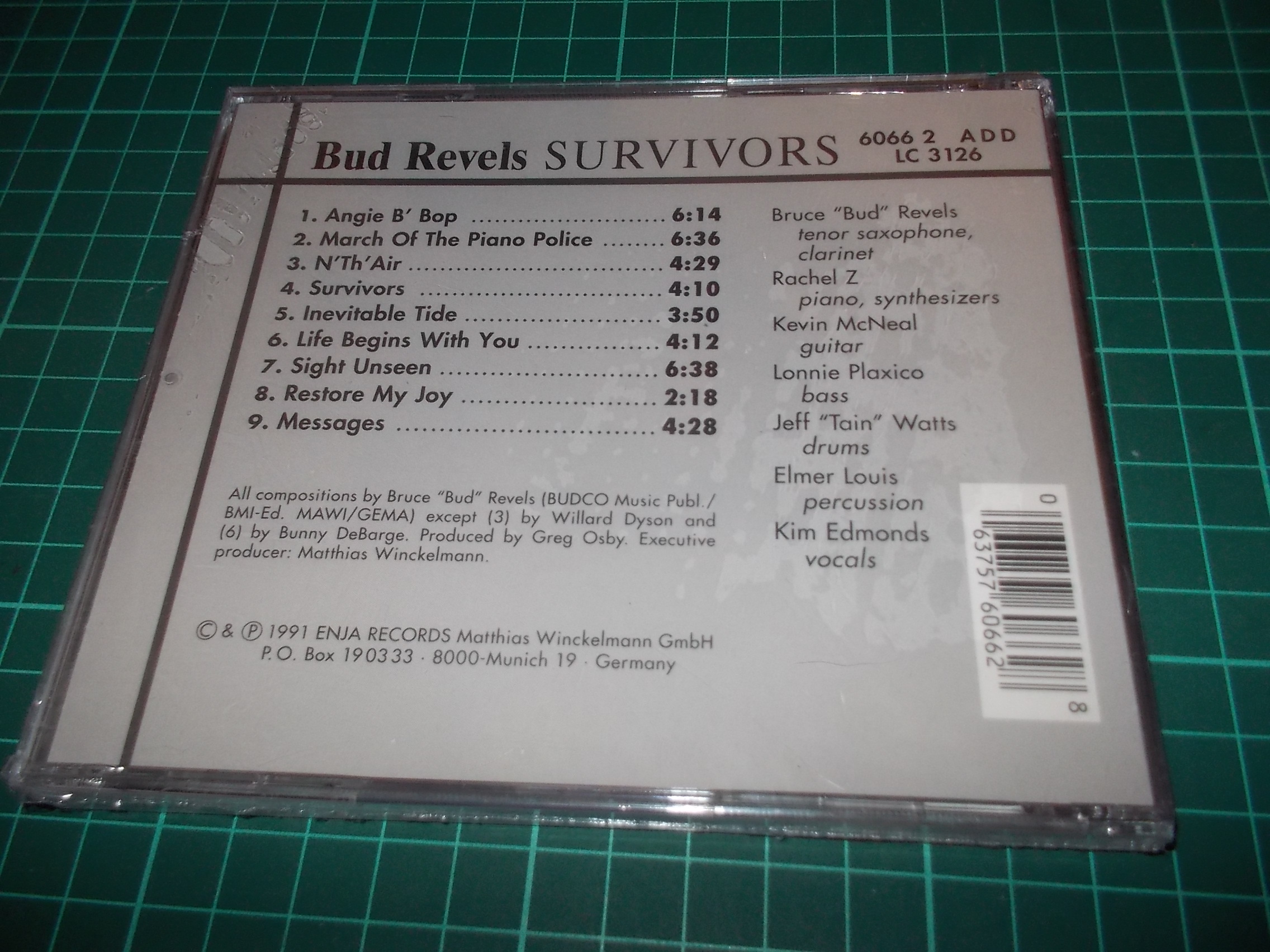 Bud Revels - Survivors (CD)