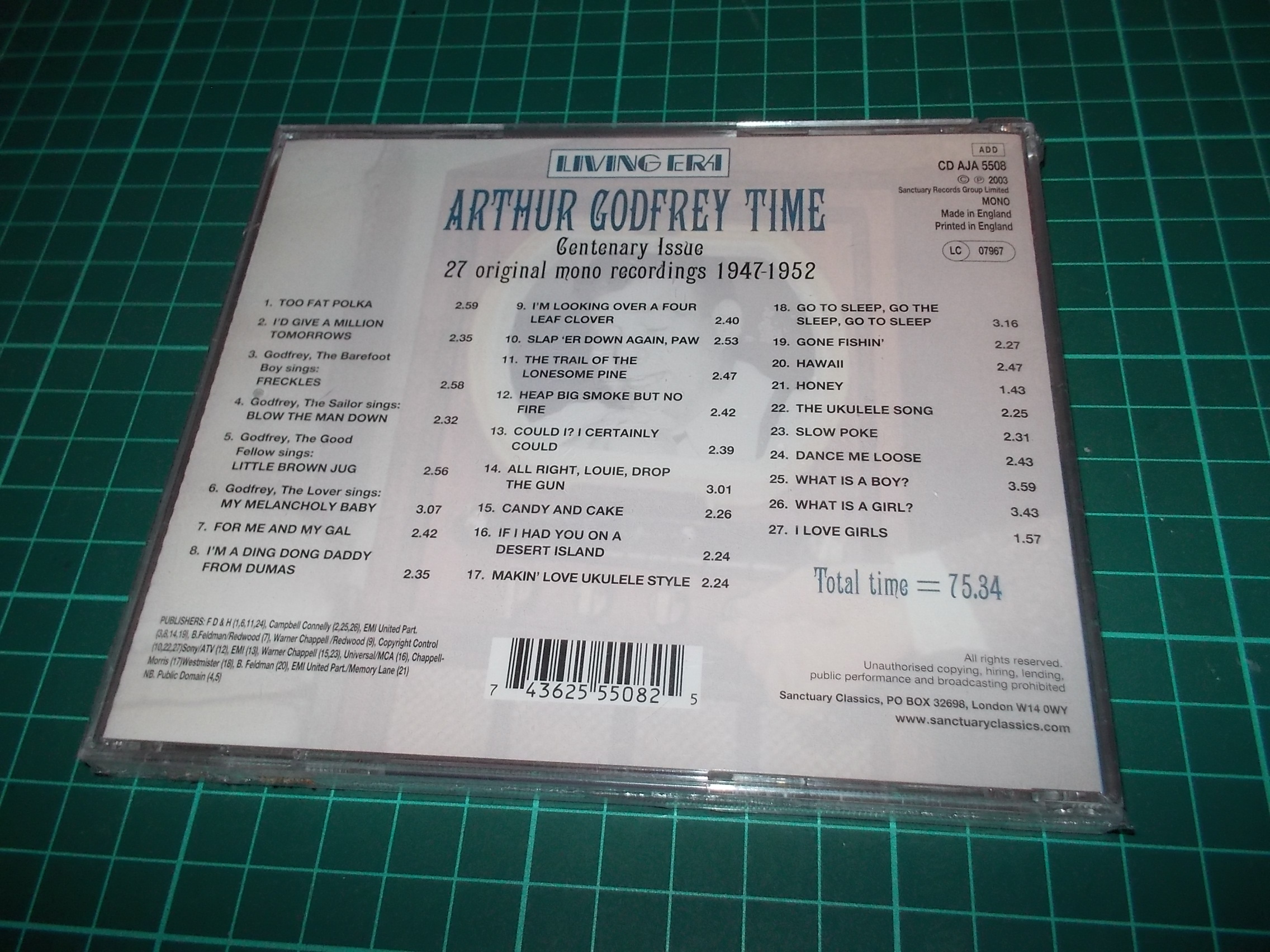 Arthur Godfrey - Time (CD)