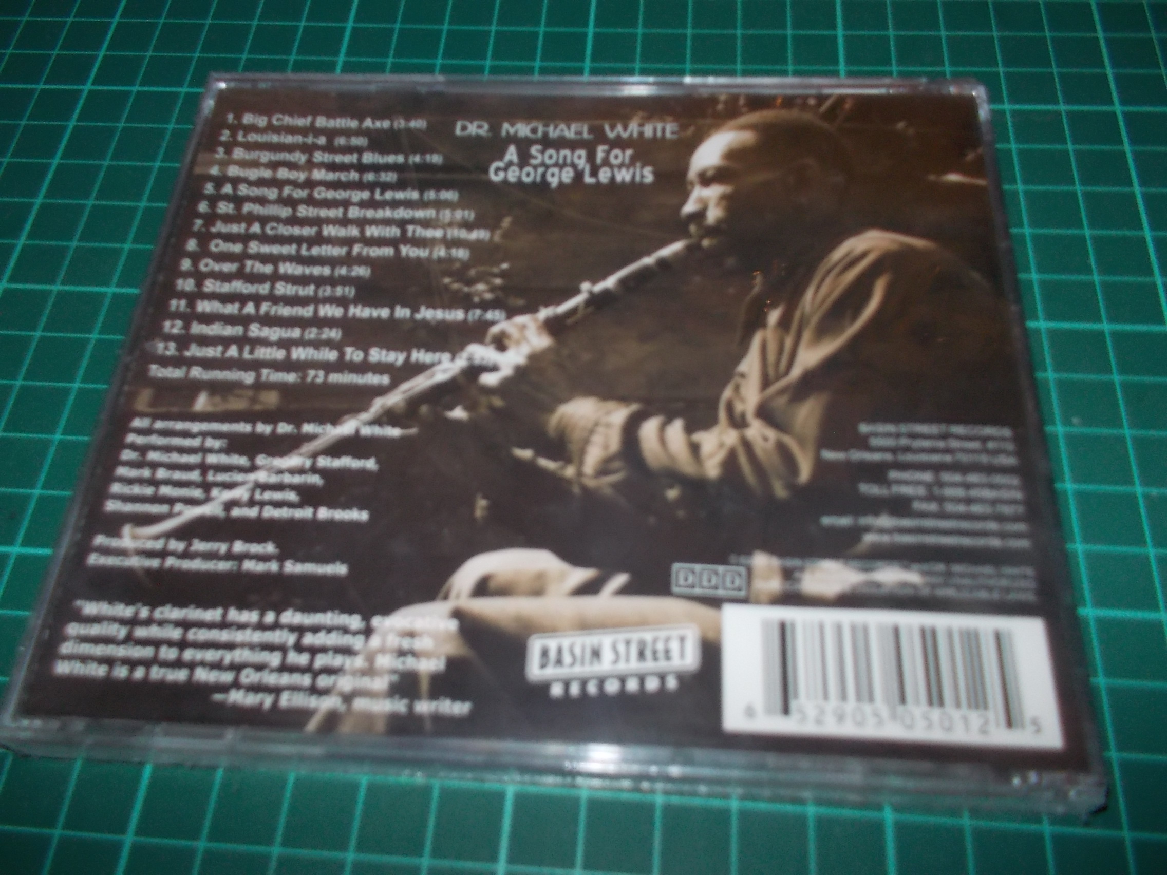 Dr. Michael White - A Song For George Lewis (CD)