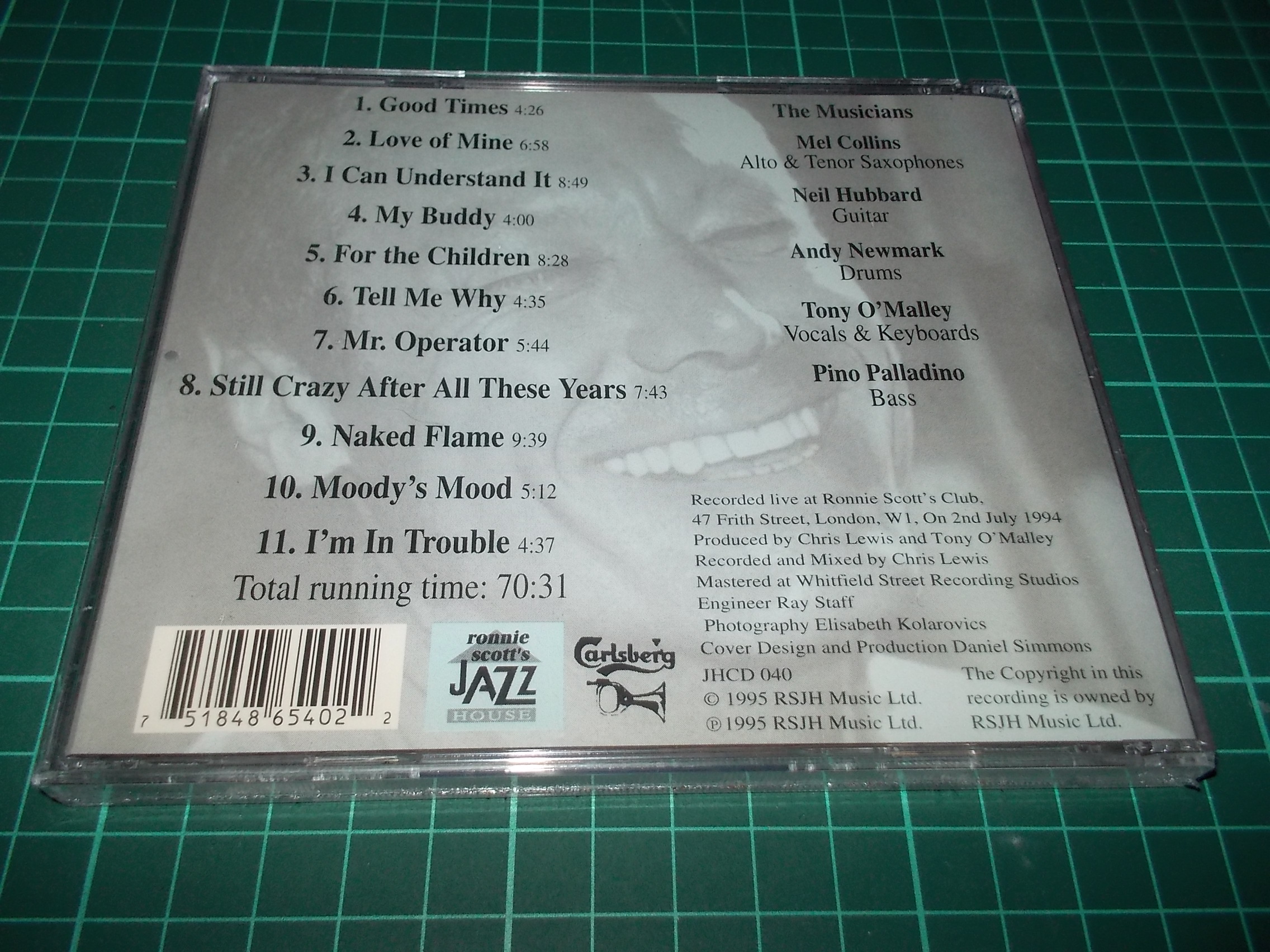 Tony O'Malley - Naked Flame (CD)