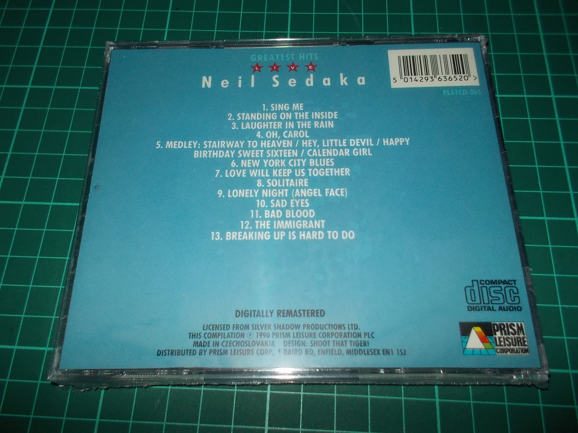 Neil Sedaka - Greatest Hits Live (CD)