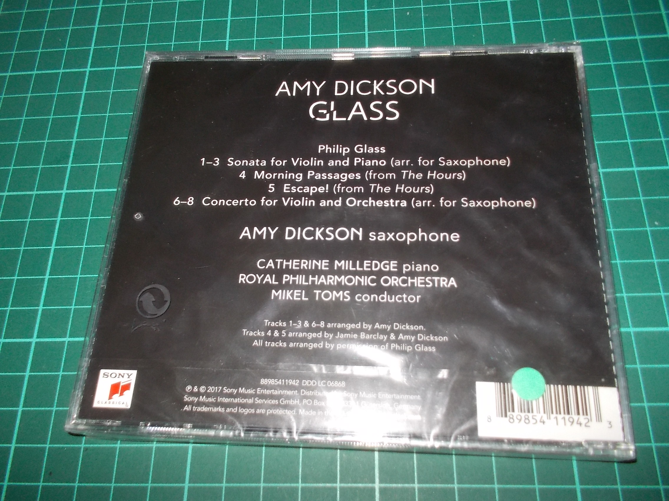 Amy Dickson - Glass (CD)