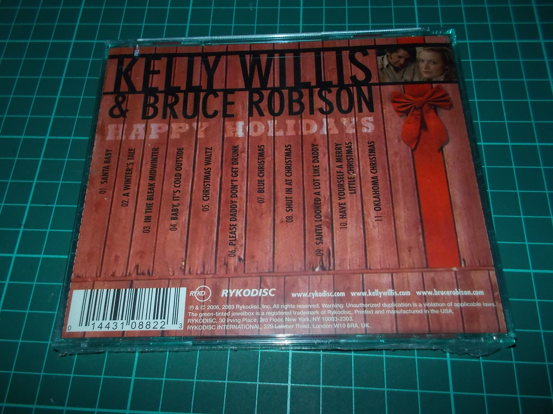 Kelly Willis & Bruce Robison - Happy Holidays (CD)