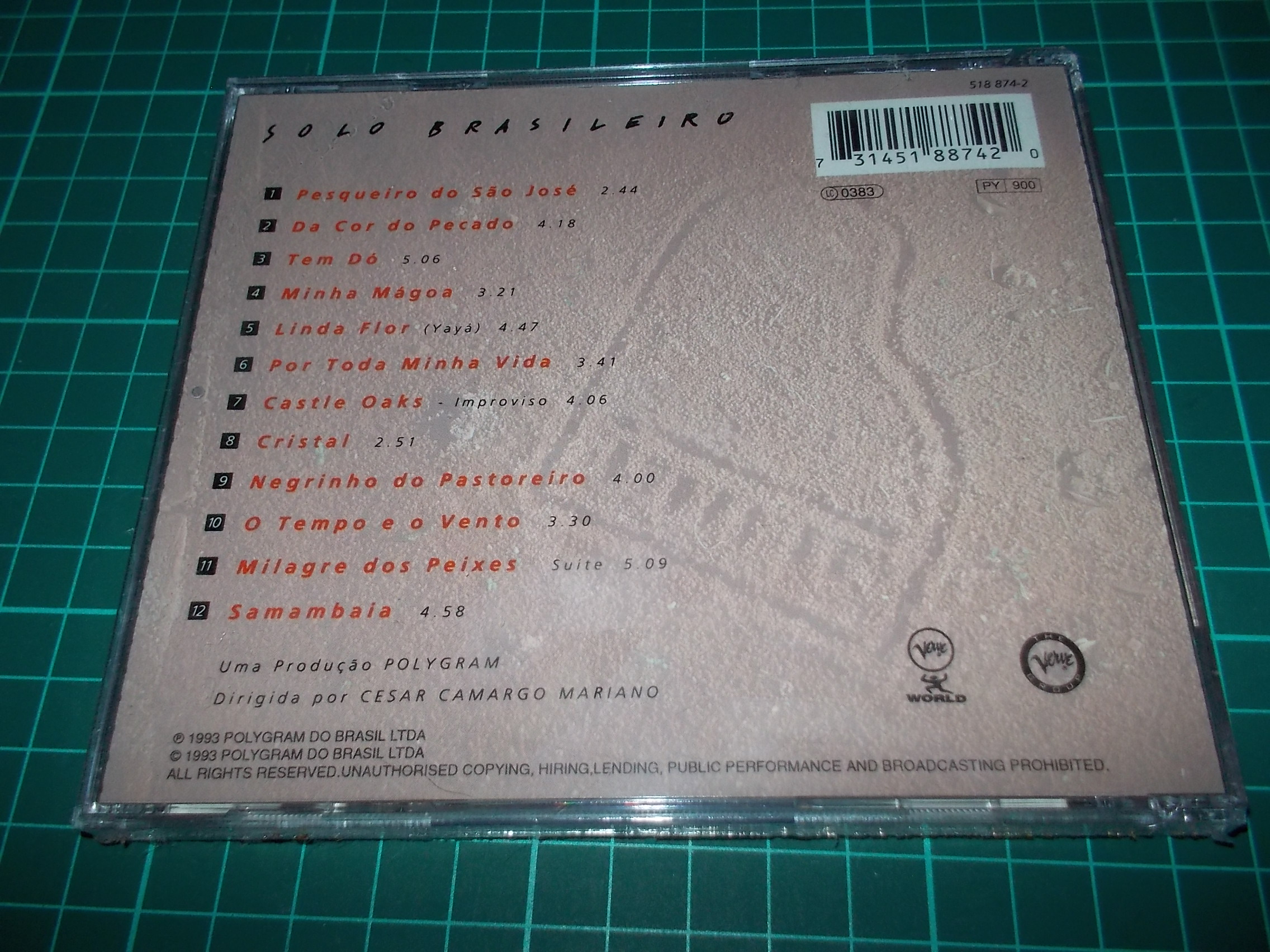 Cesar Camargo Mariano - Solo Brasileiro (CD)