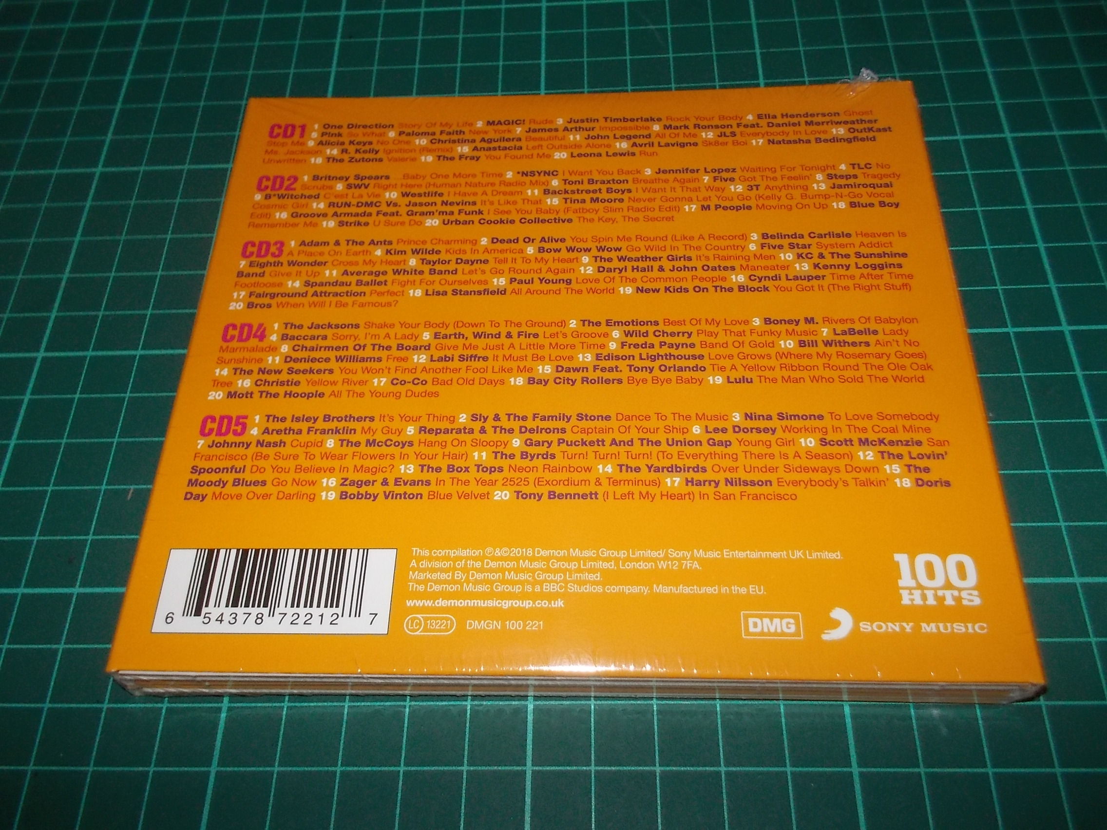 Various - 100 Hits Pop! (5CD) Digipack