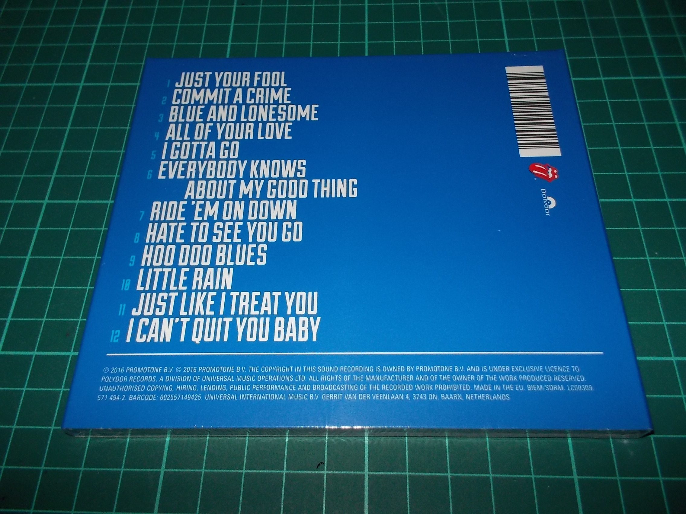 THE ROLLING STONES - BLUE & LONESOME (CD) Digipack