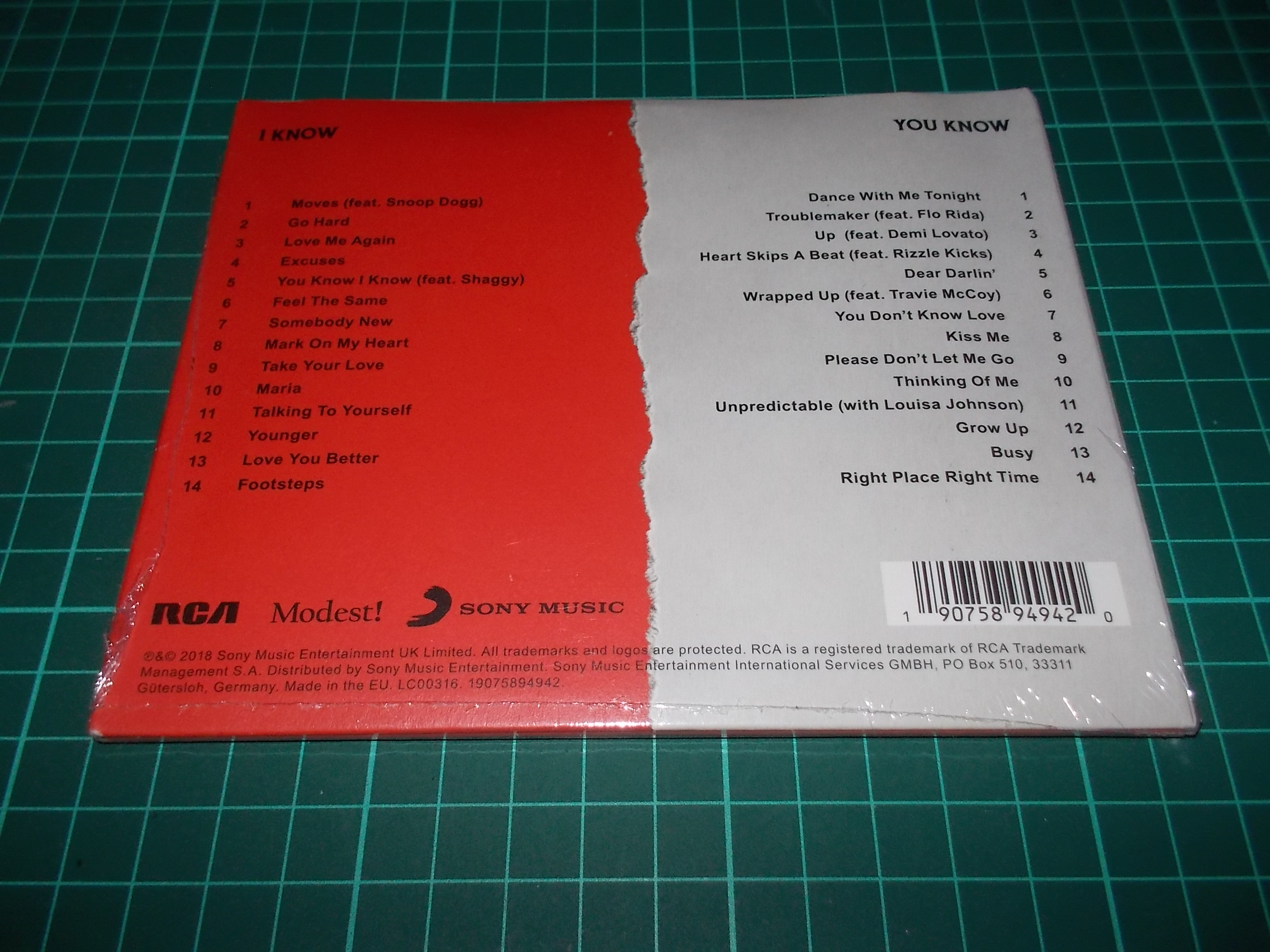 Olly Murs - You Know I Know (2CD) Digipack ( Deluxe Edition )