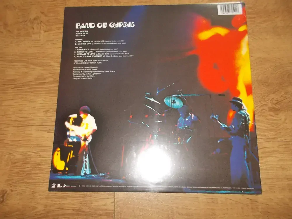 JIMI HENDRIX - BAND OF GYPSYS - COLOURED (Vinyl-LP)