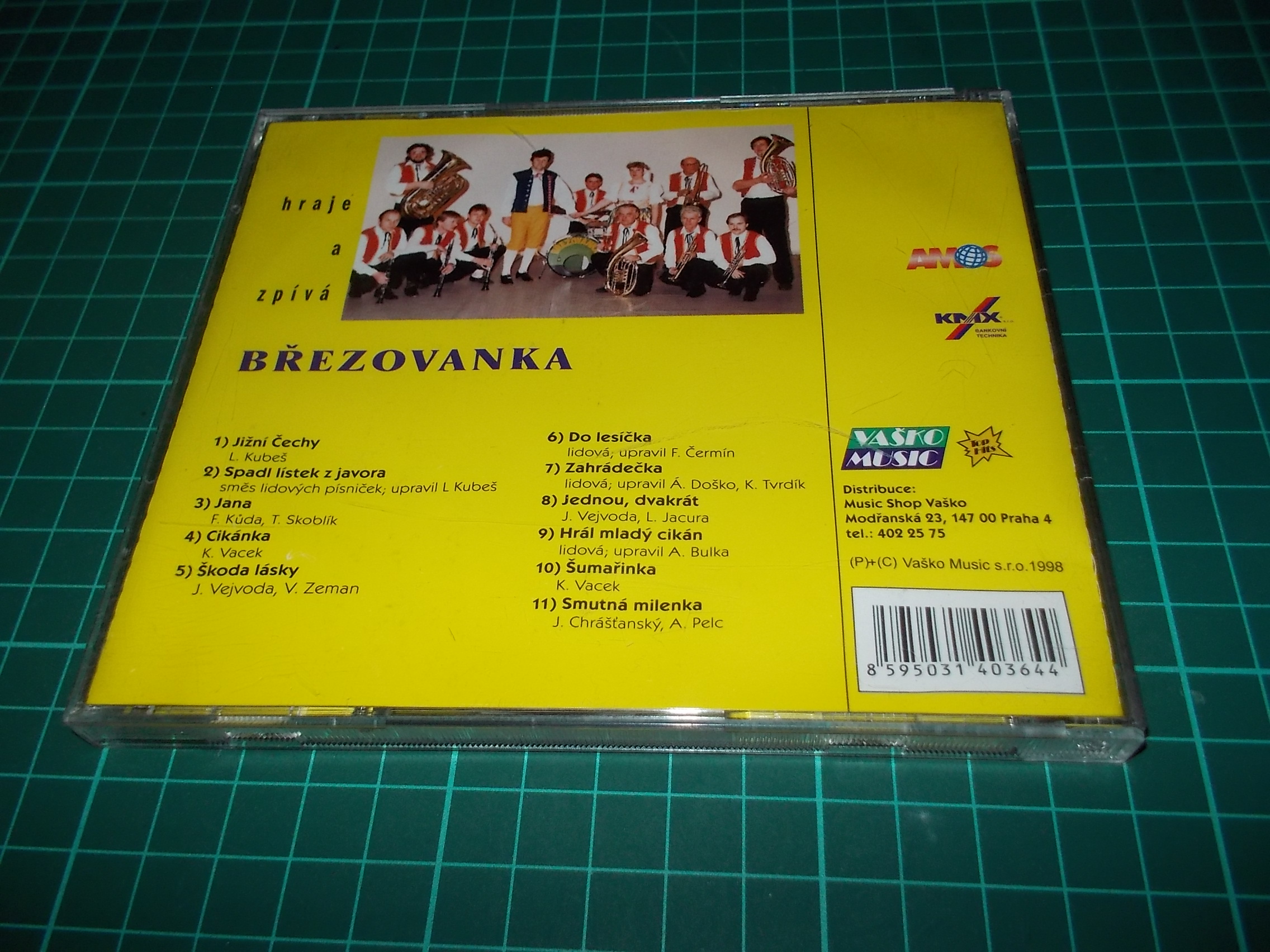Hraje a zpívá Březovanka - poslouchejte s námi (CD) BAZAR ROZBALENO