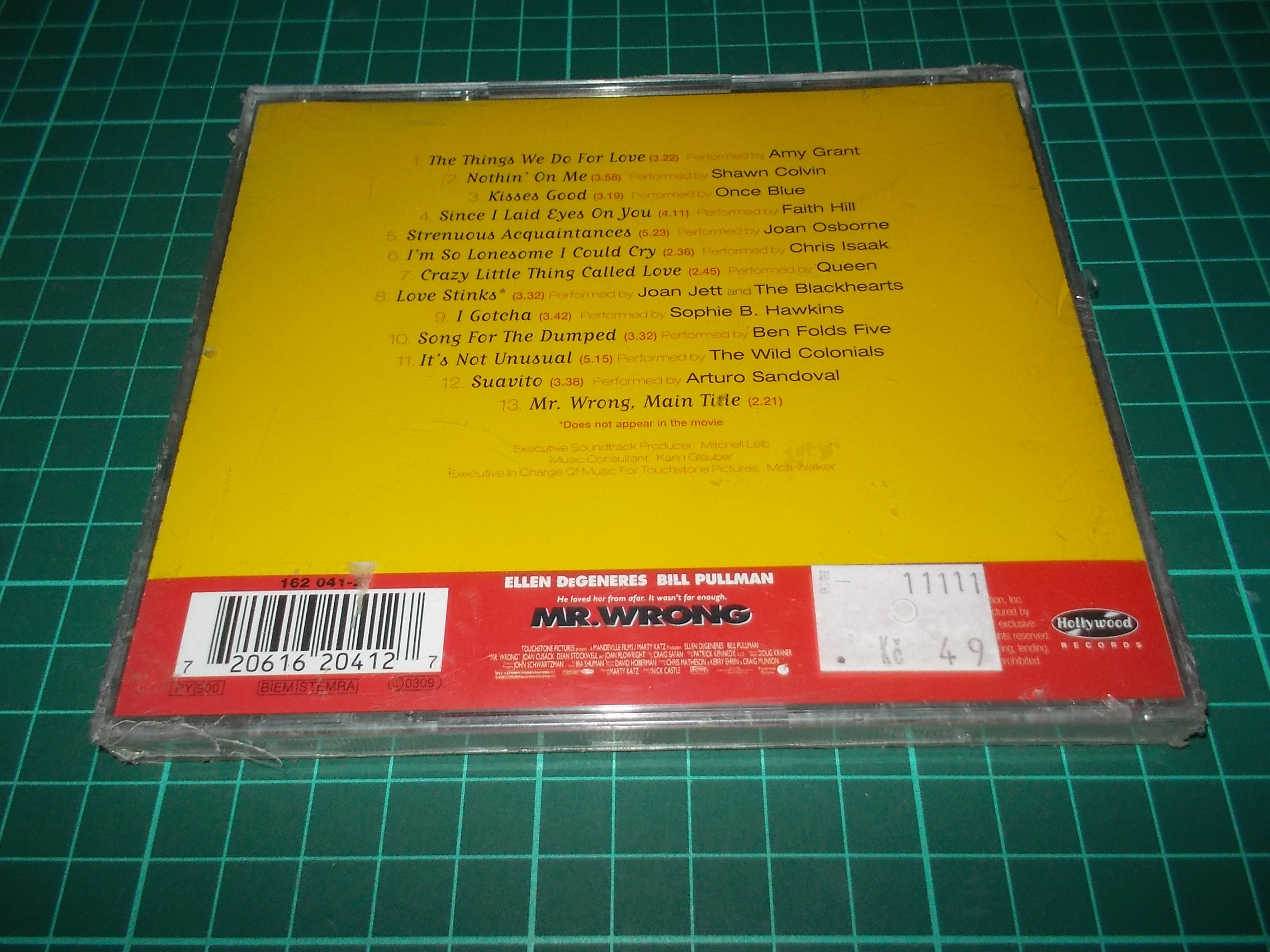 Mr. Wrong - (Music From The Original Motion Picture Soundtrack) (CD)