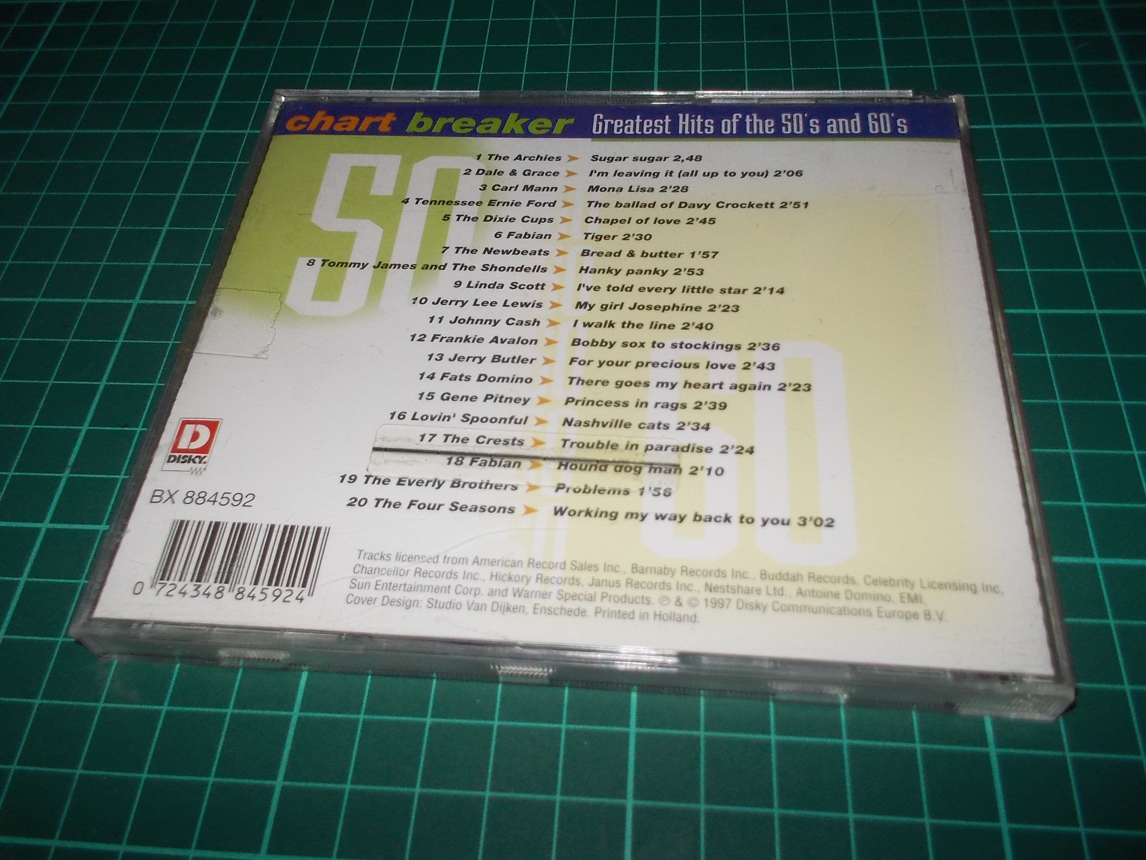 V.A. - Chart Breaker: Greatest Hits Of The 50's And 60's CD 9 (CD) BAZAR ROZBALENO