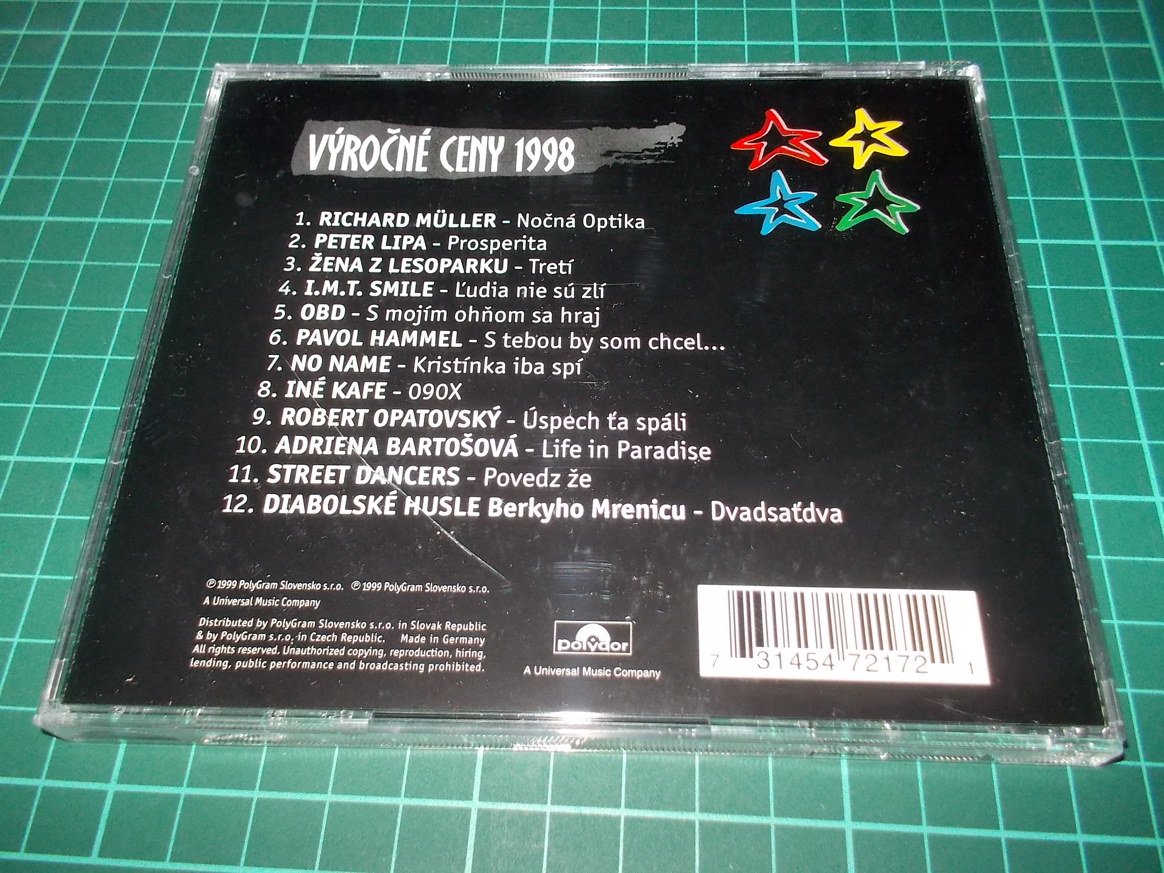 V.A. - Výročné Ceny 1998 (CD) BAZAR ROZBALENO