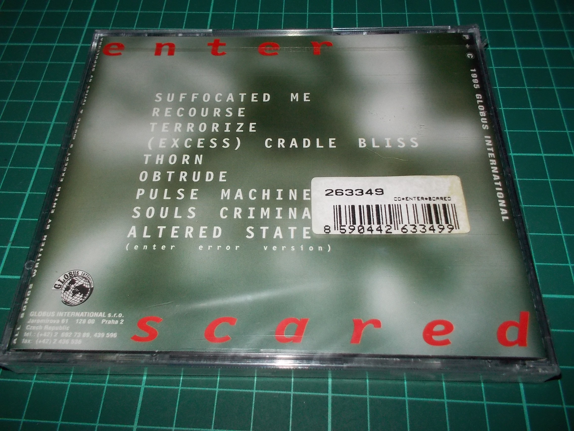 Enter - Scared (CD)