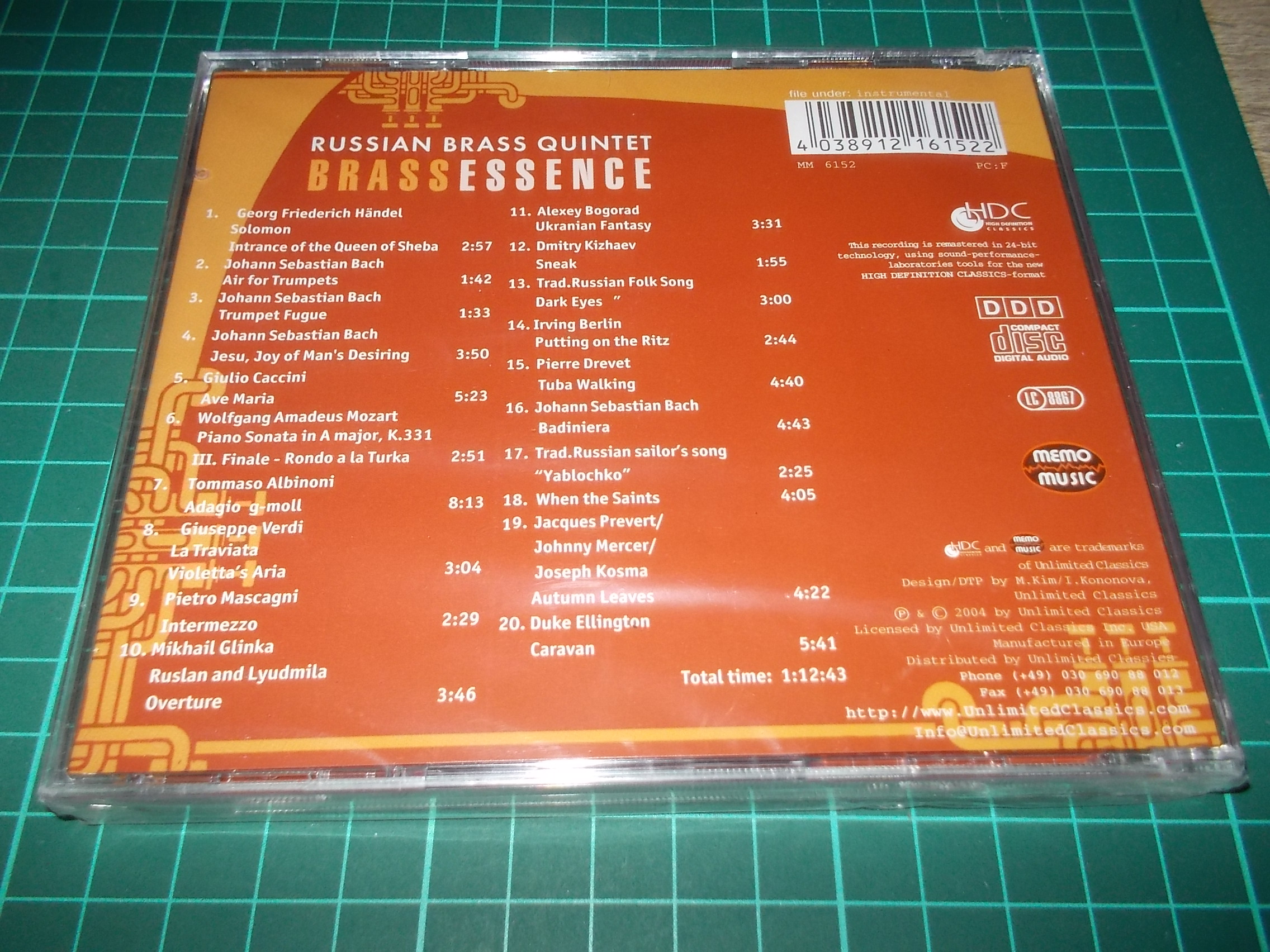 Russian Brass Quintet Brassessence (CD)