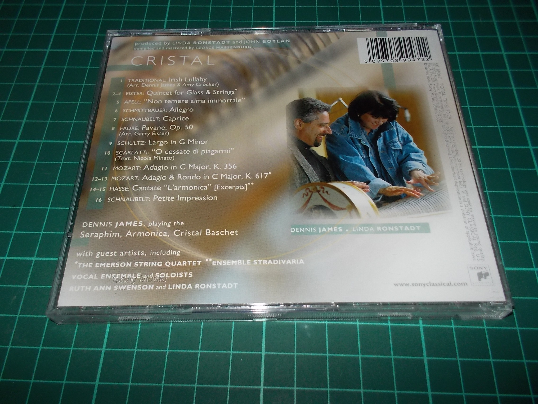 Dennis James - Cristal: Glass Music Through The Ages (CD) BAZAR ROZBALENO 