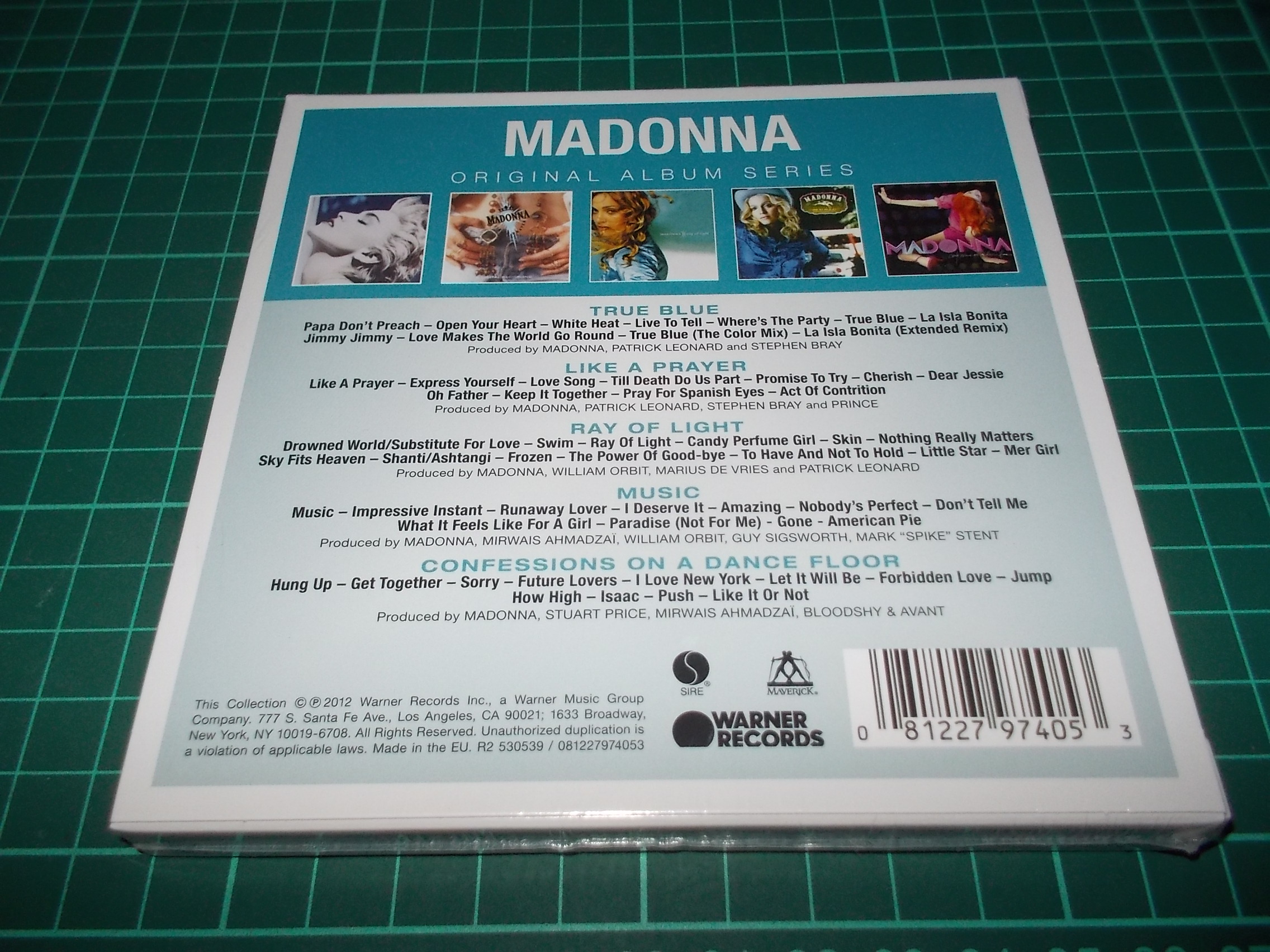 Madonna - Original Album Series (5 CD BOX)