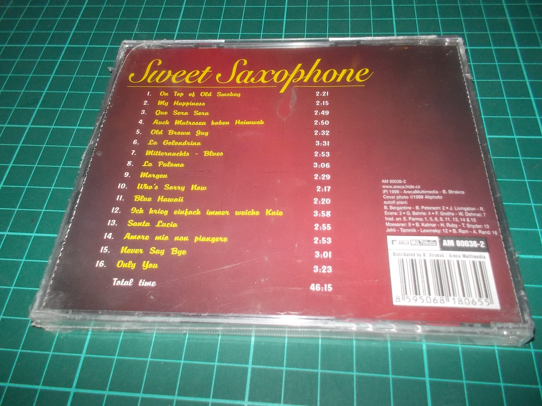 V.A. - Sweet Saxophone Melodies (CD)