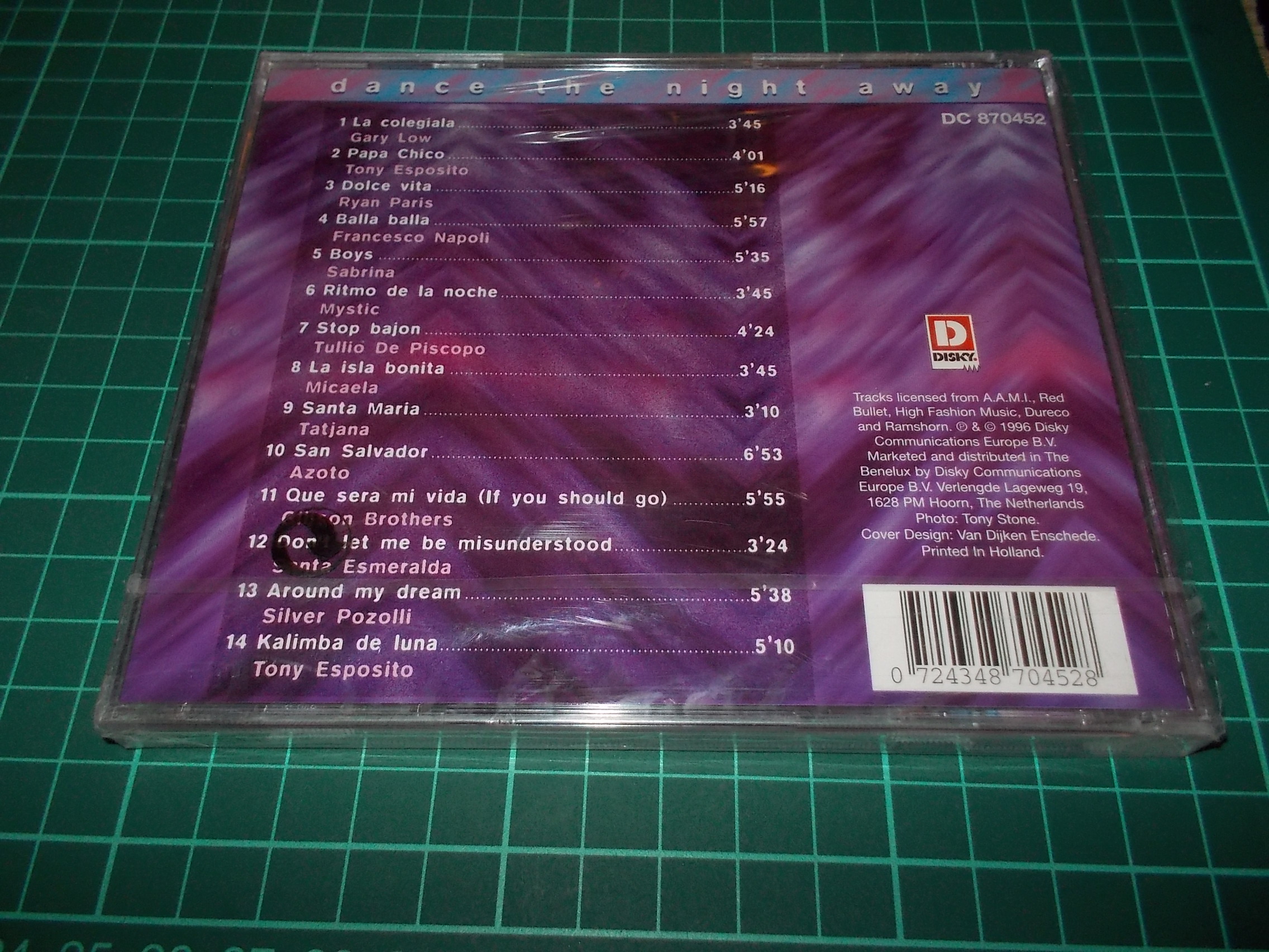 V.A. - Bailando Toda La Noche - Dance The Night Away (CD)