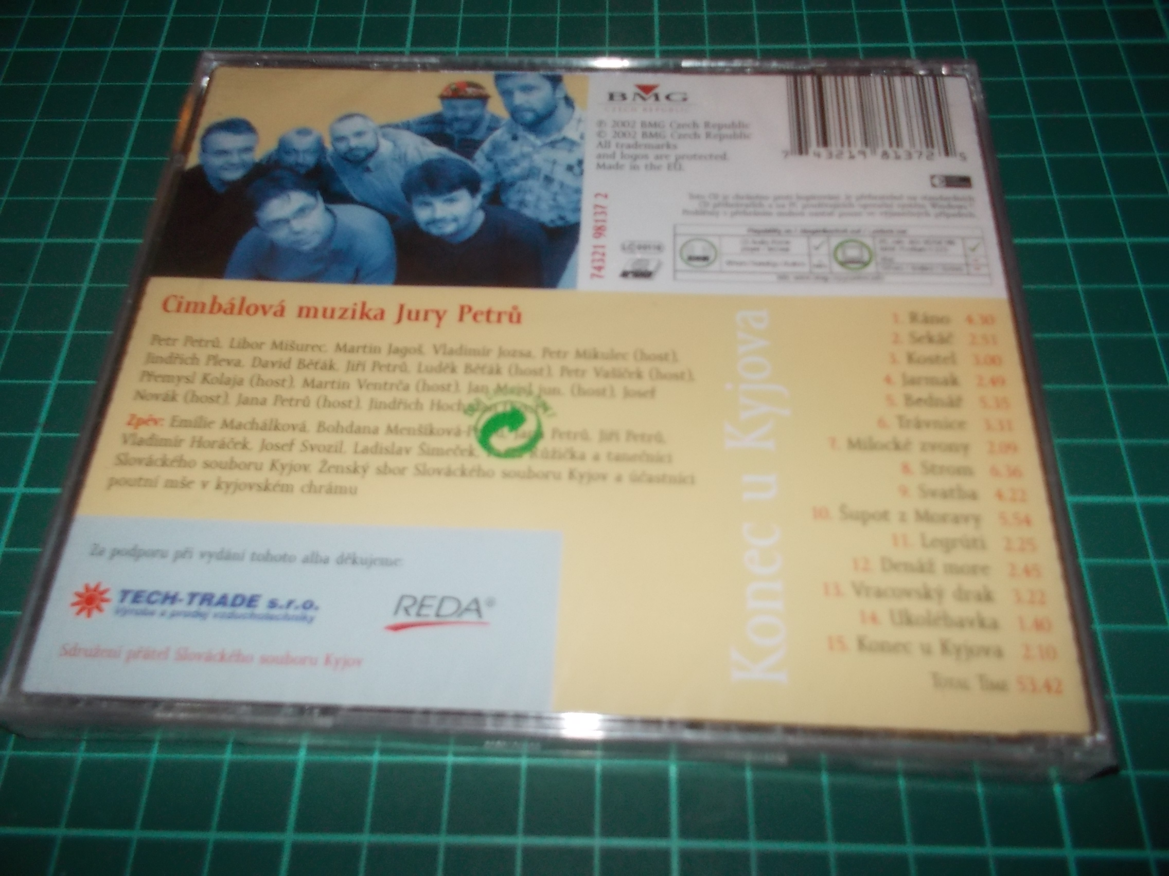 Cimbálová Muzika Jury Petrů - Konec U Kyjova (CD)