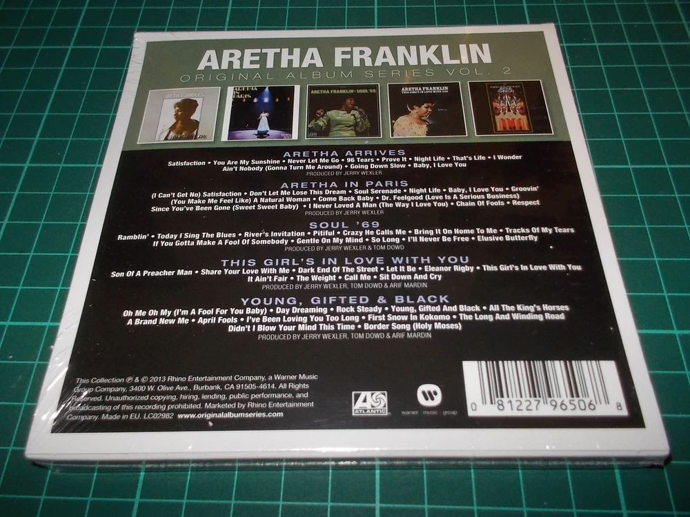 Aretha Franklin - Original Album Series Vol. 2 (5 CD BOX)