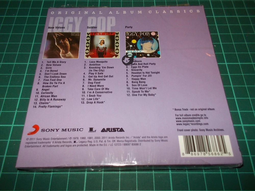 Iggy Pop - Original Album Classics (3 CD BOX)