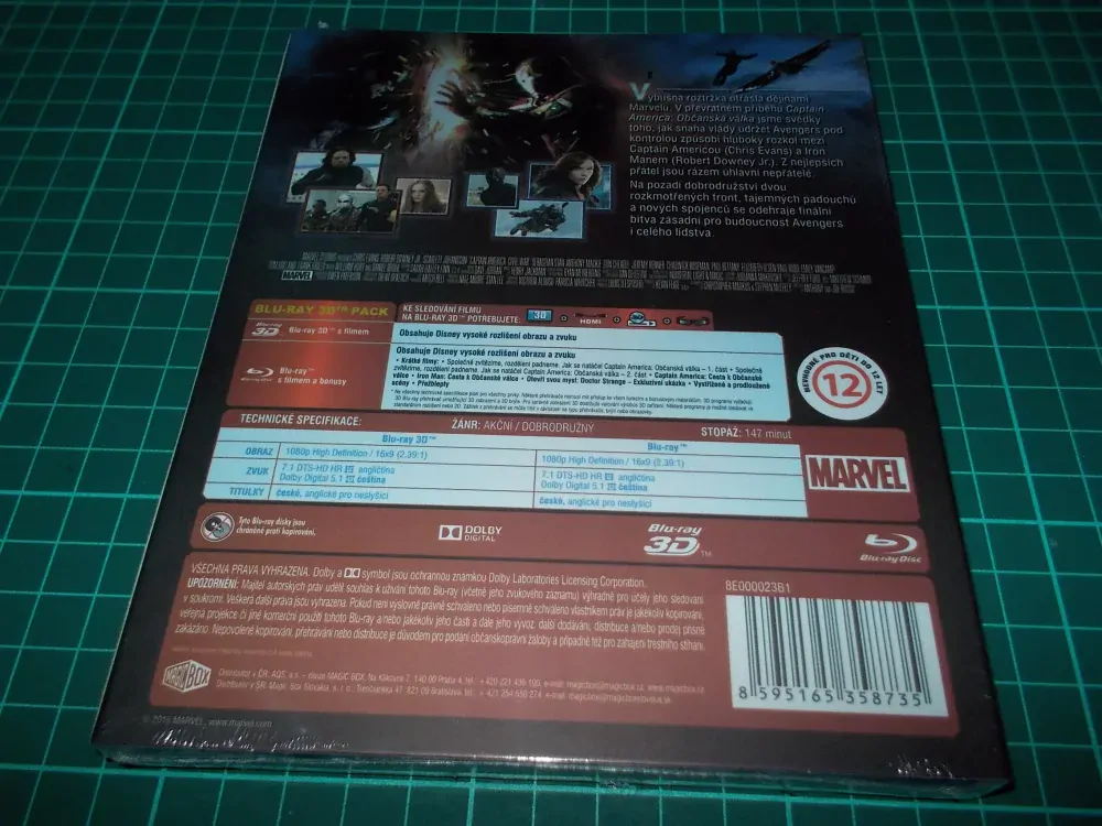 Captain America - Občanská válka BLU-RAY 3D + 2D