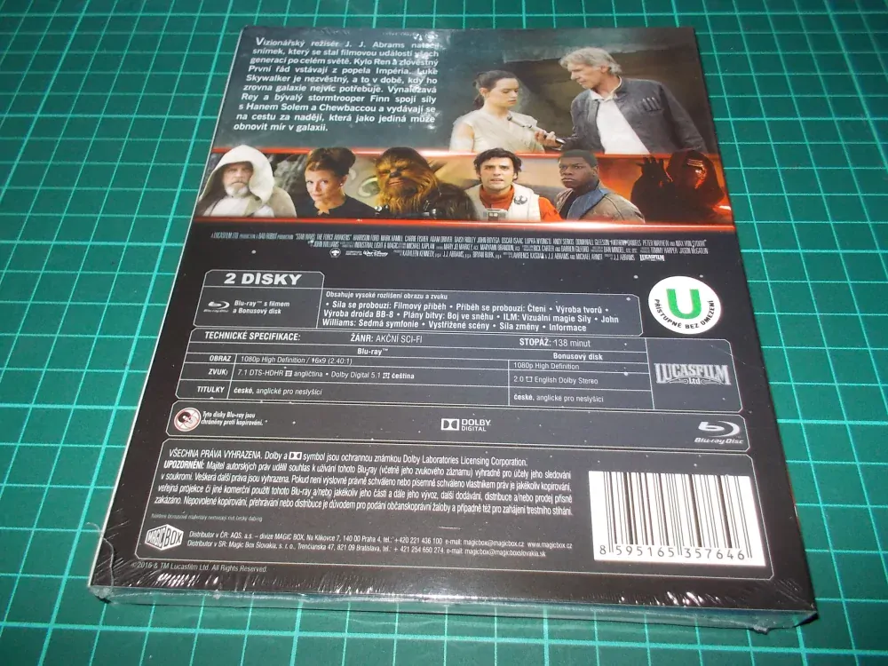Star Wars: Epizoda VII - Síla se probouzí - (2Blu-ray) LIMITOVANÁ EDICE V RUKÁVU - TEMNÁ STRANA
