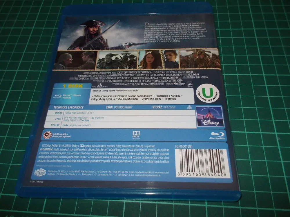 Piráti z Karibiku: Salazarova pomsta (Blu-ray) BAZAR ROZBALENO