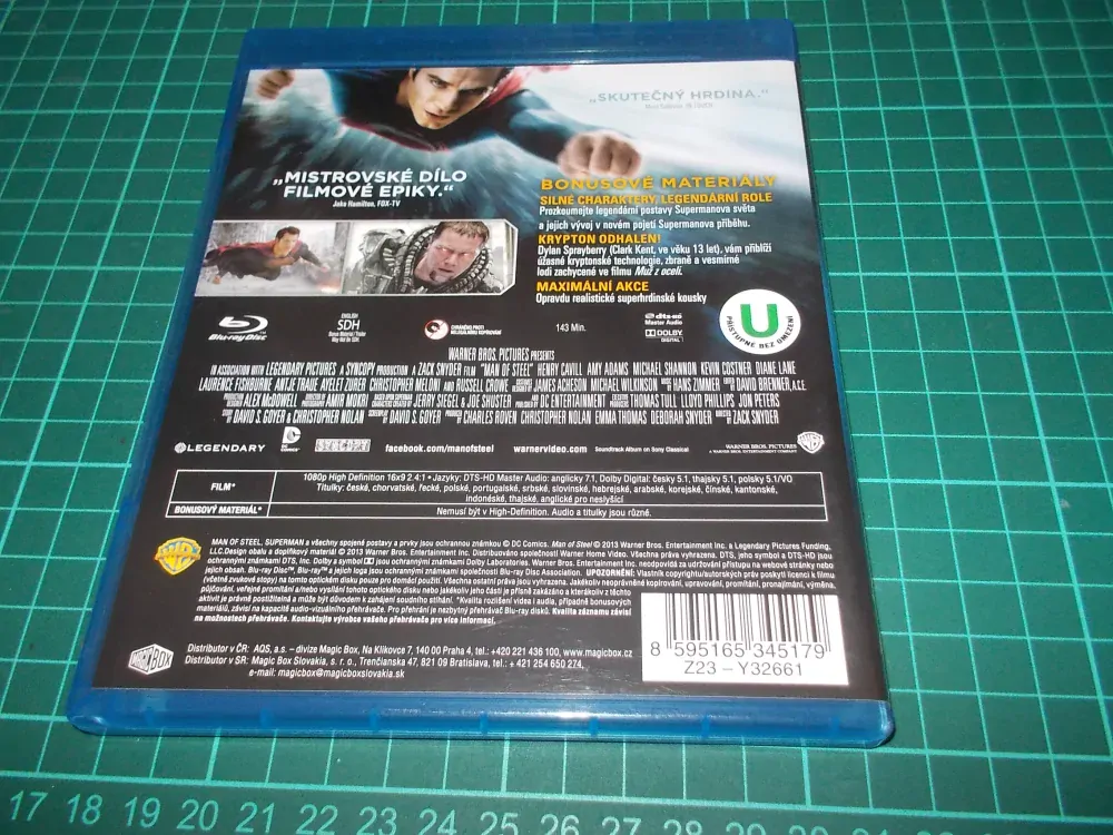 Muž z oceli (Blu-ray) BAZAR ROZBALENO