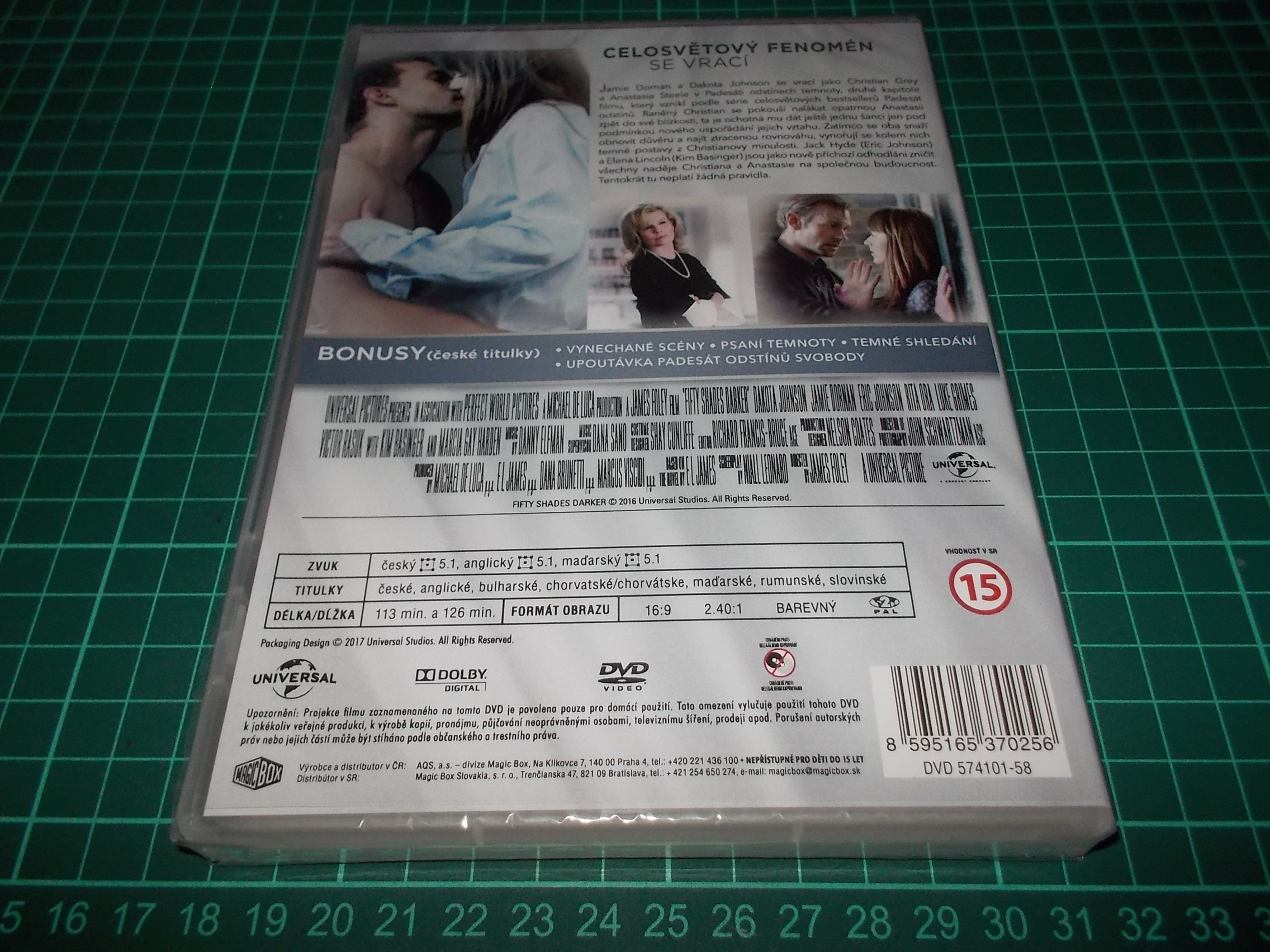 Padesát odstínů temnoty (Fifty Shades Darker) (DVD)