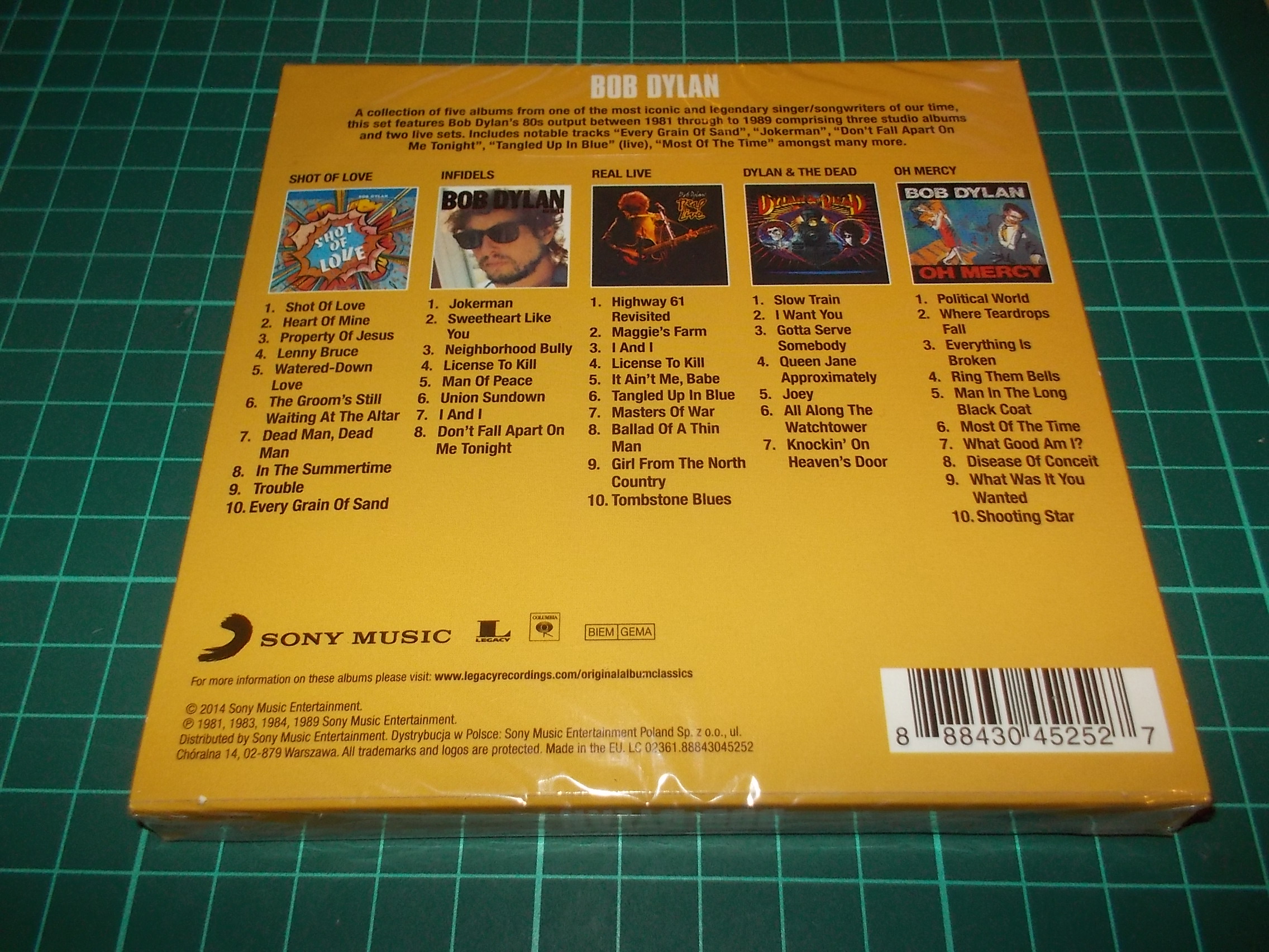 Bob Dylan - Original Album Classics (5 CD BOX)