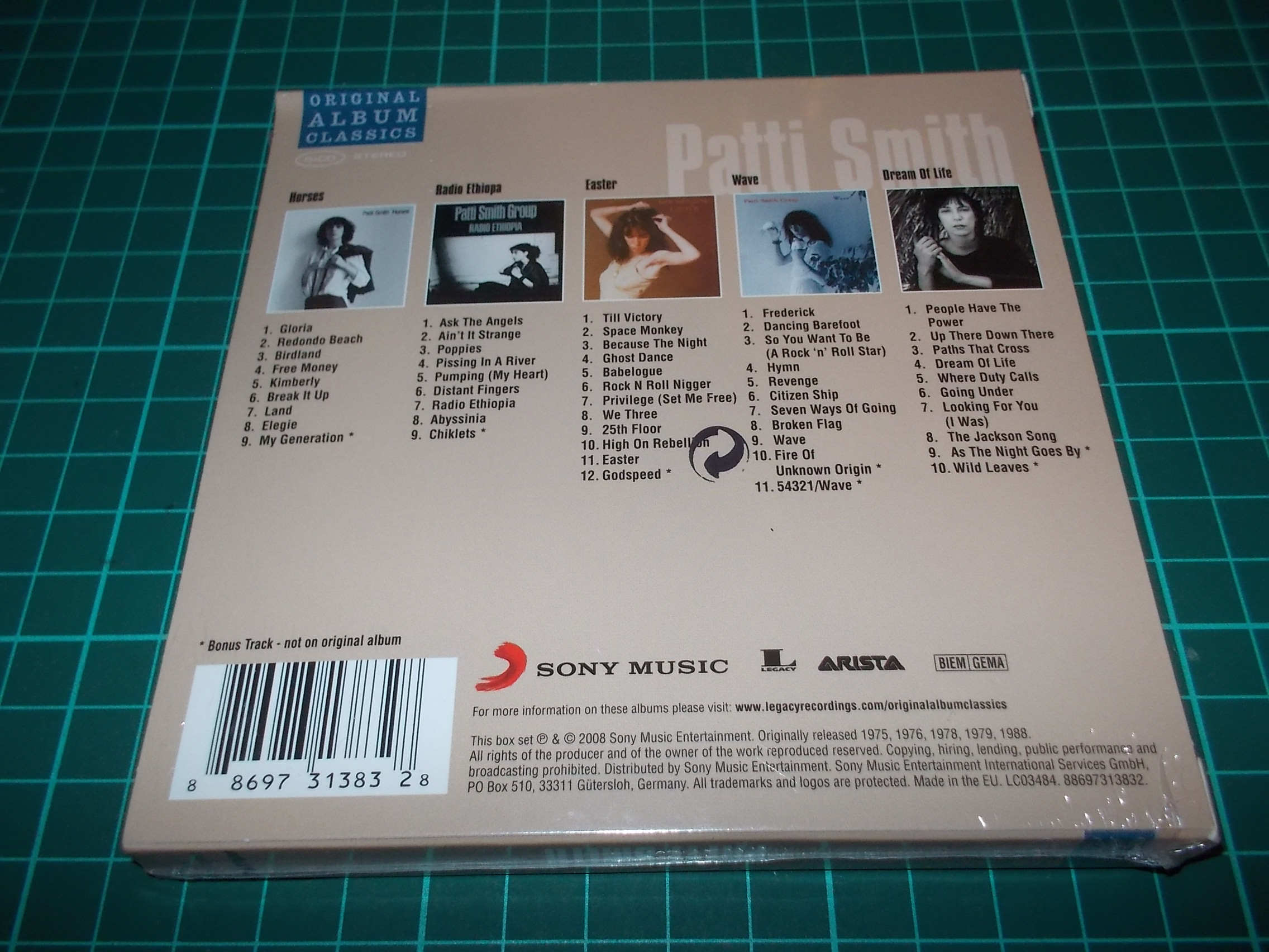 Patti Smith - Original Album Classics (5 CD BOX)