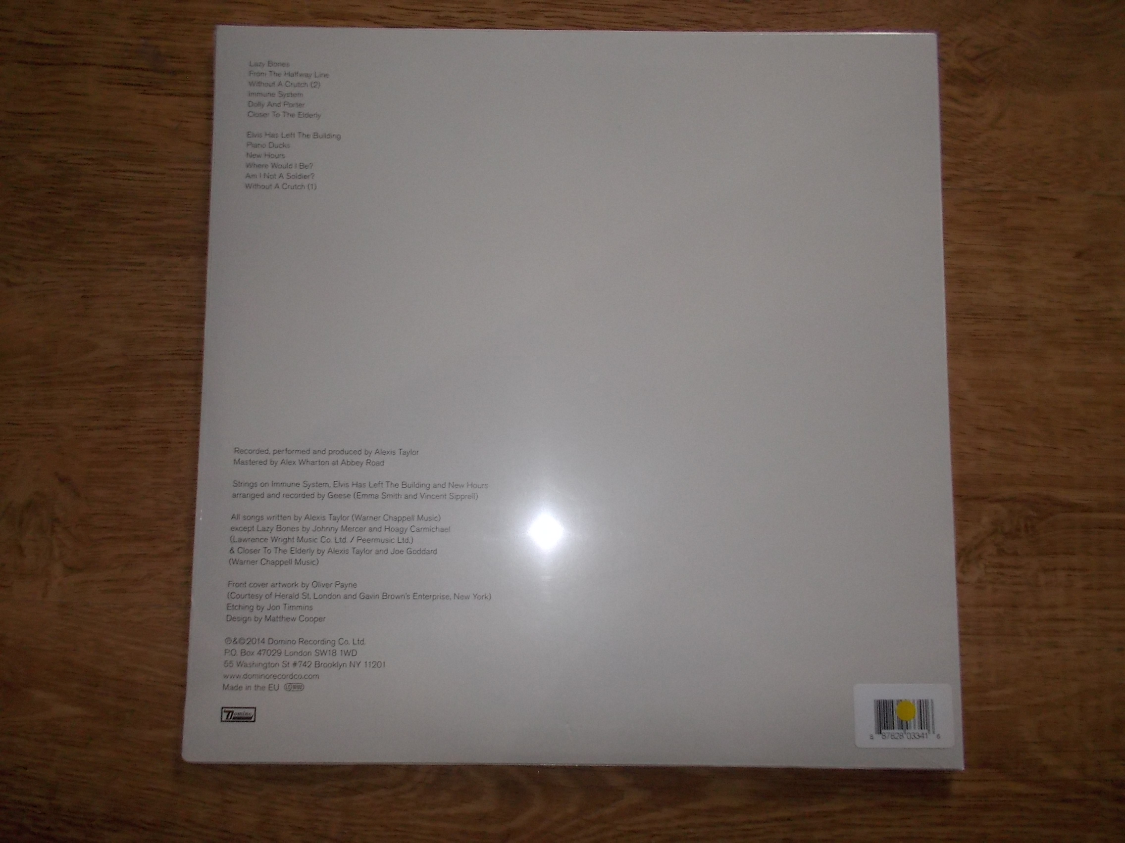 Alexis Taylor - Await Barbarians (Vinyl-LP)